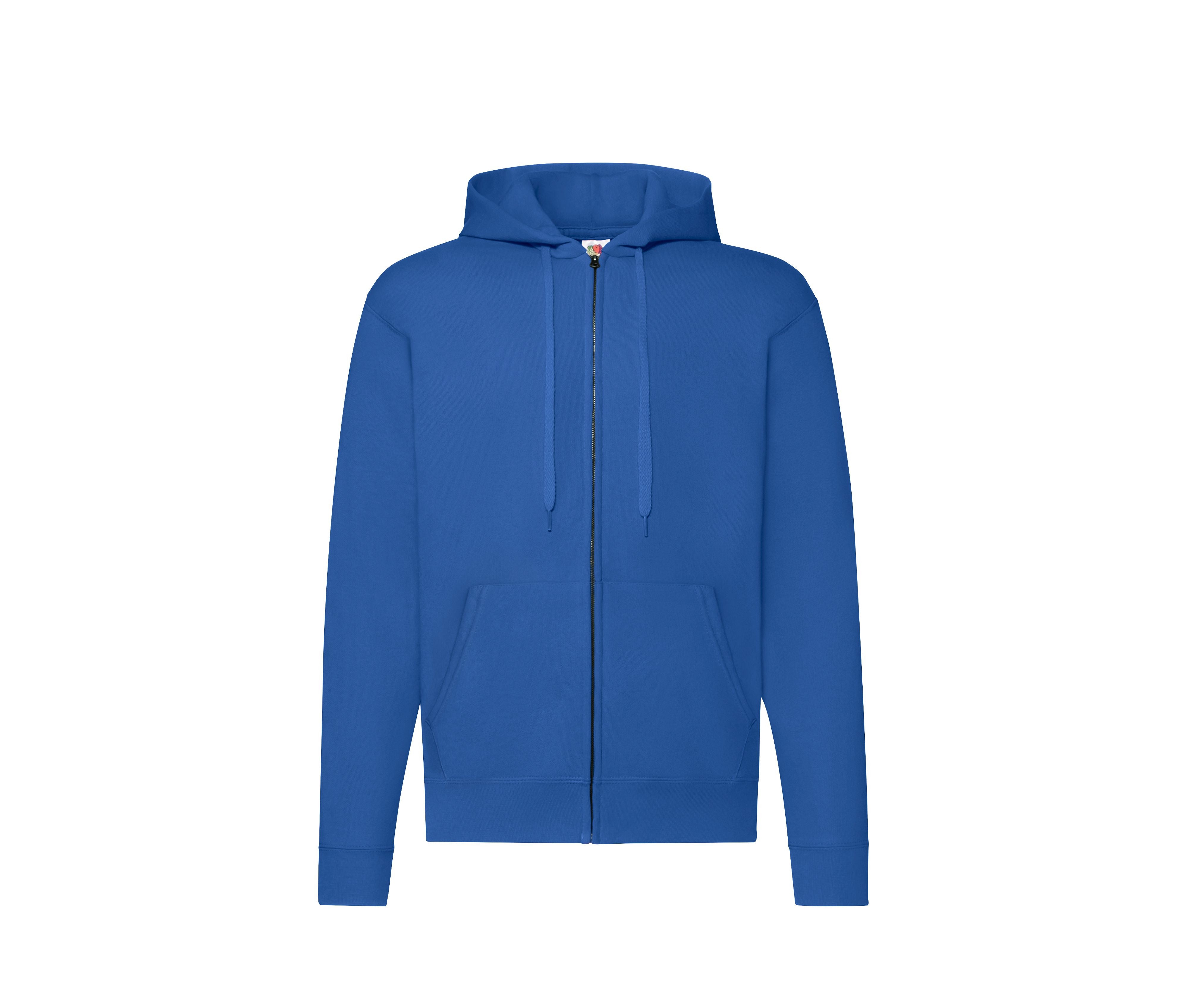Sweat Capuche Grand Zip 280 - Royal Blue