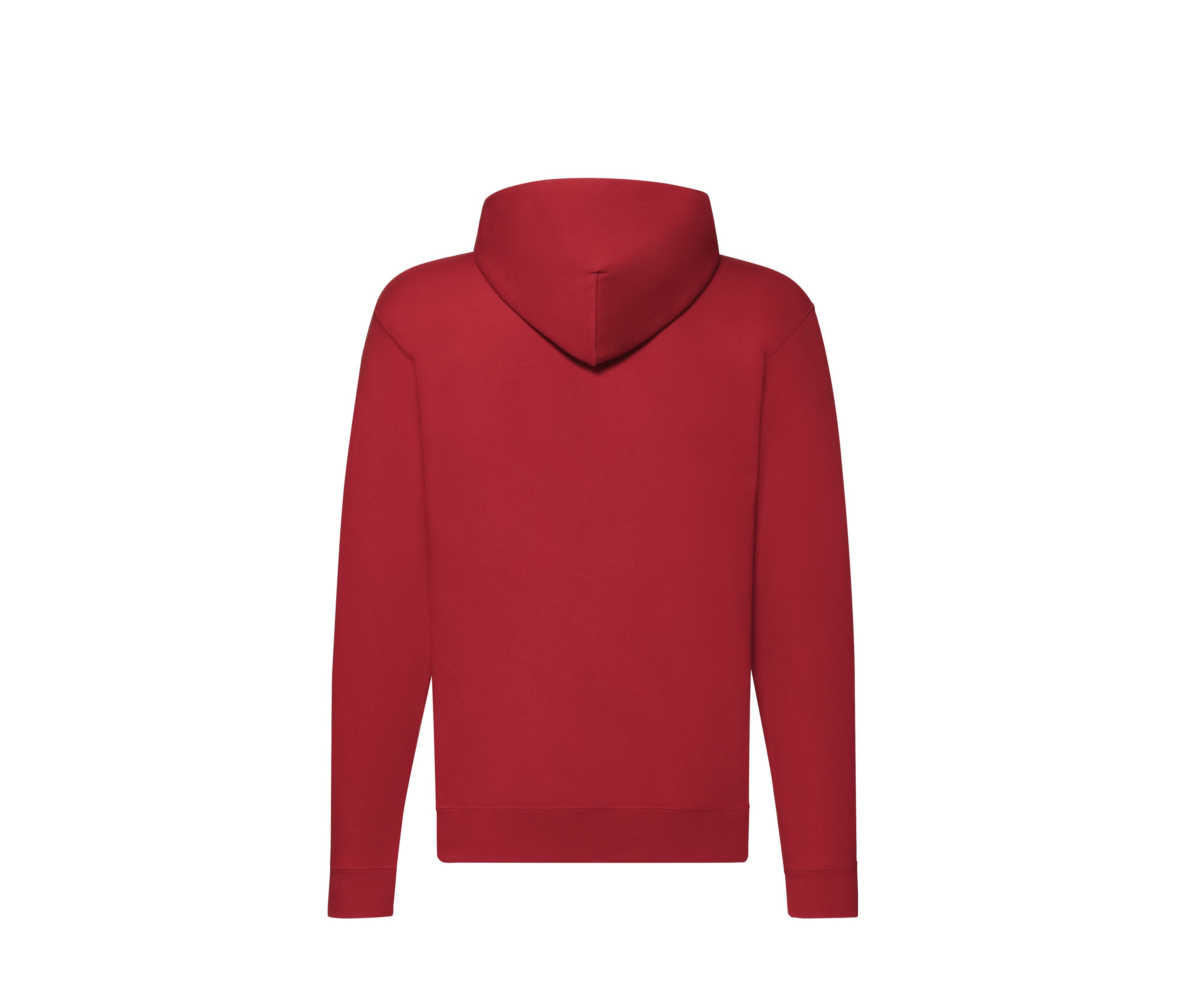 Sweat Capuche Grand Zip 280 - Red
