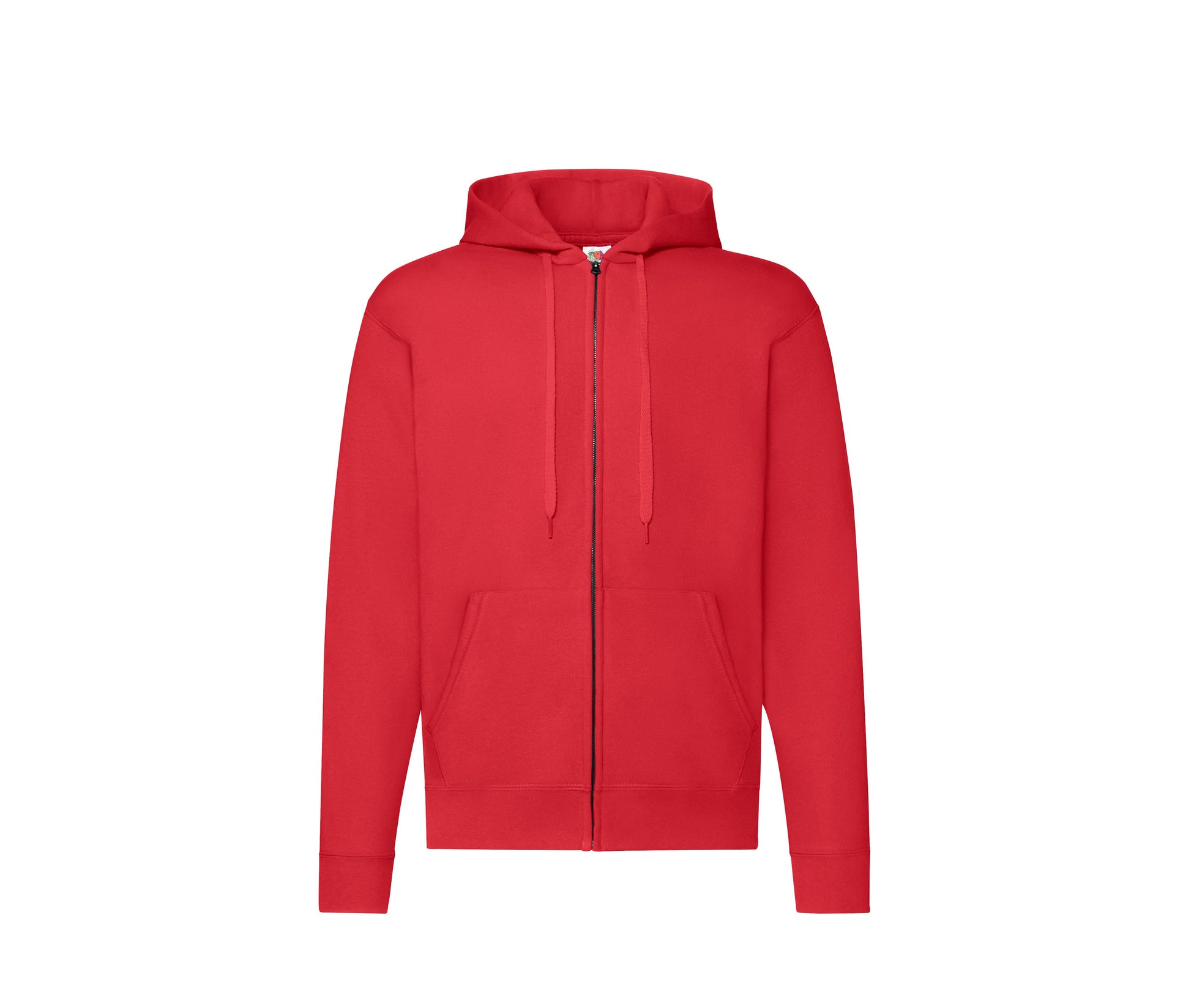 Sweat Capuche Grand Zip 280 - Red