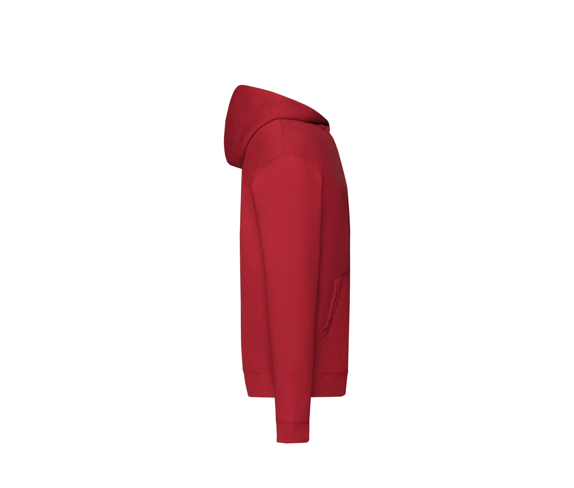 Sweat Capuche Grand Zip 280 - Red