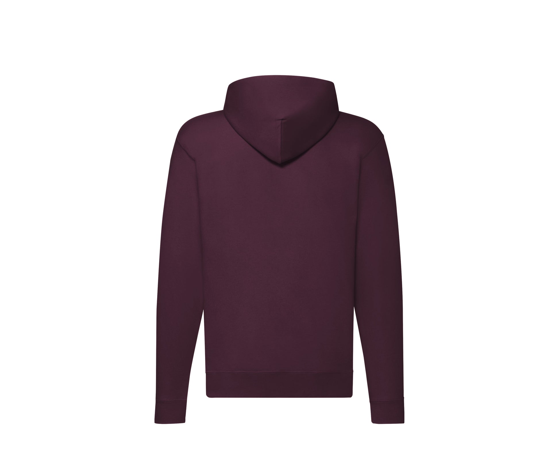 Sweat Capuche Grand Zip 280 - Burgundy