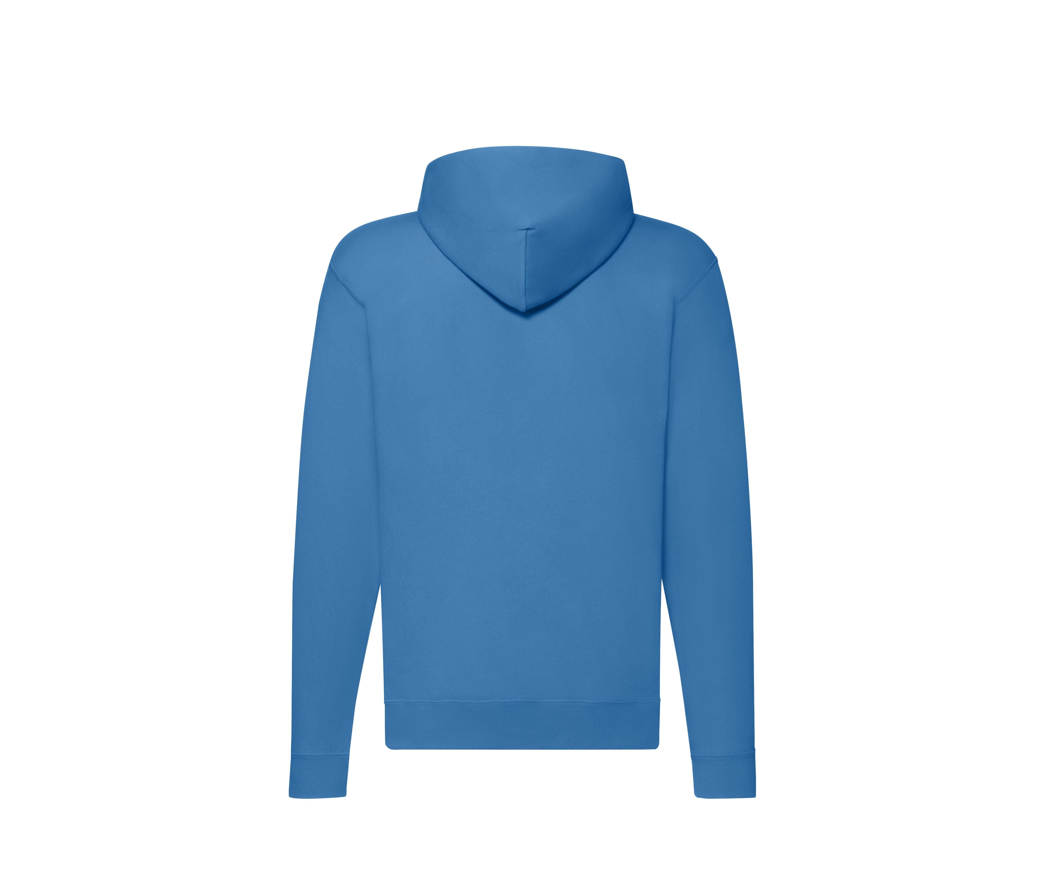 Sweat Capuche Grand Zip 280 - Azure Blue
