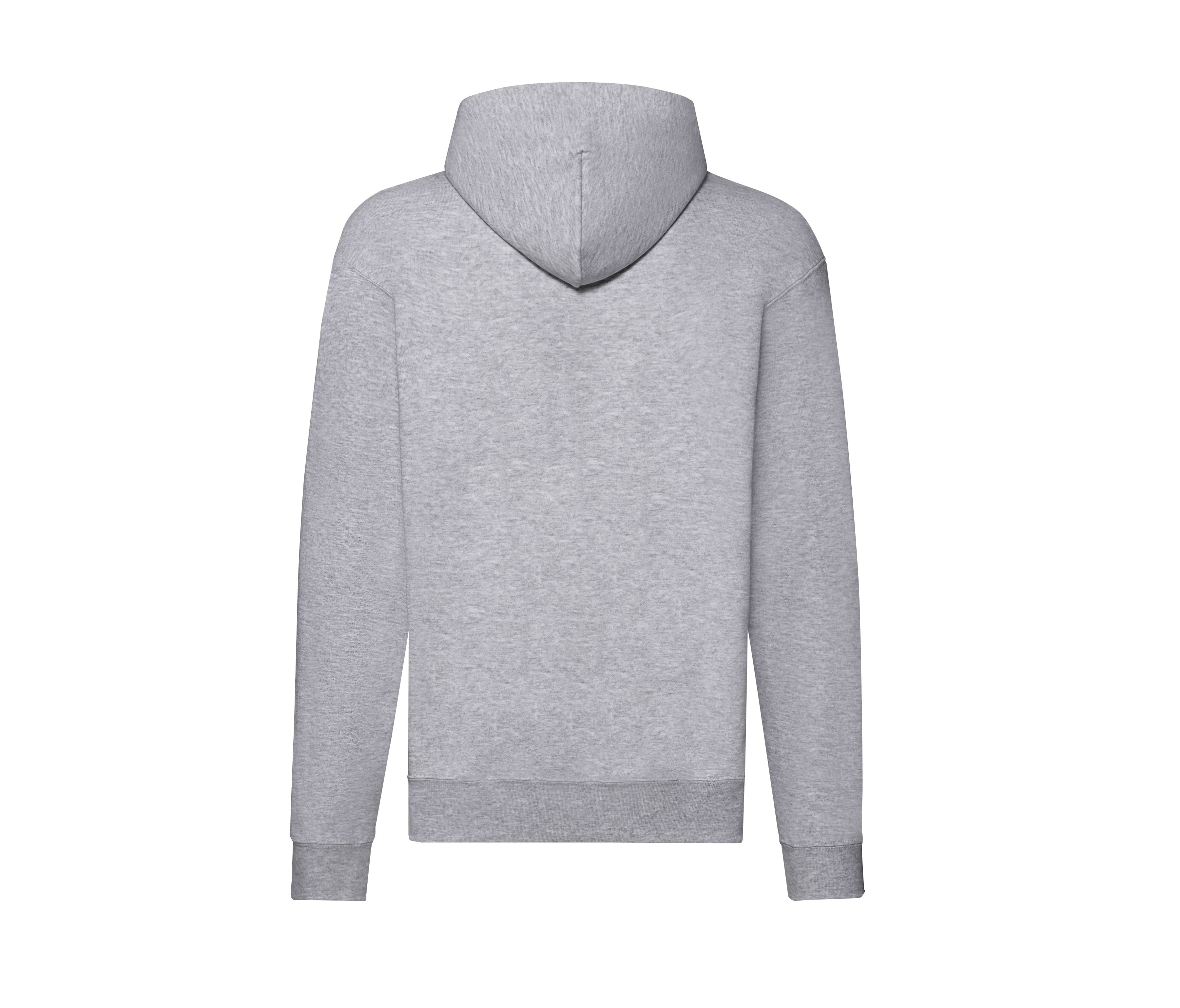 Sweat Capuche Grand Zip 280 - Heather Grey