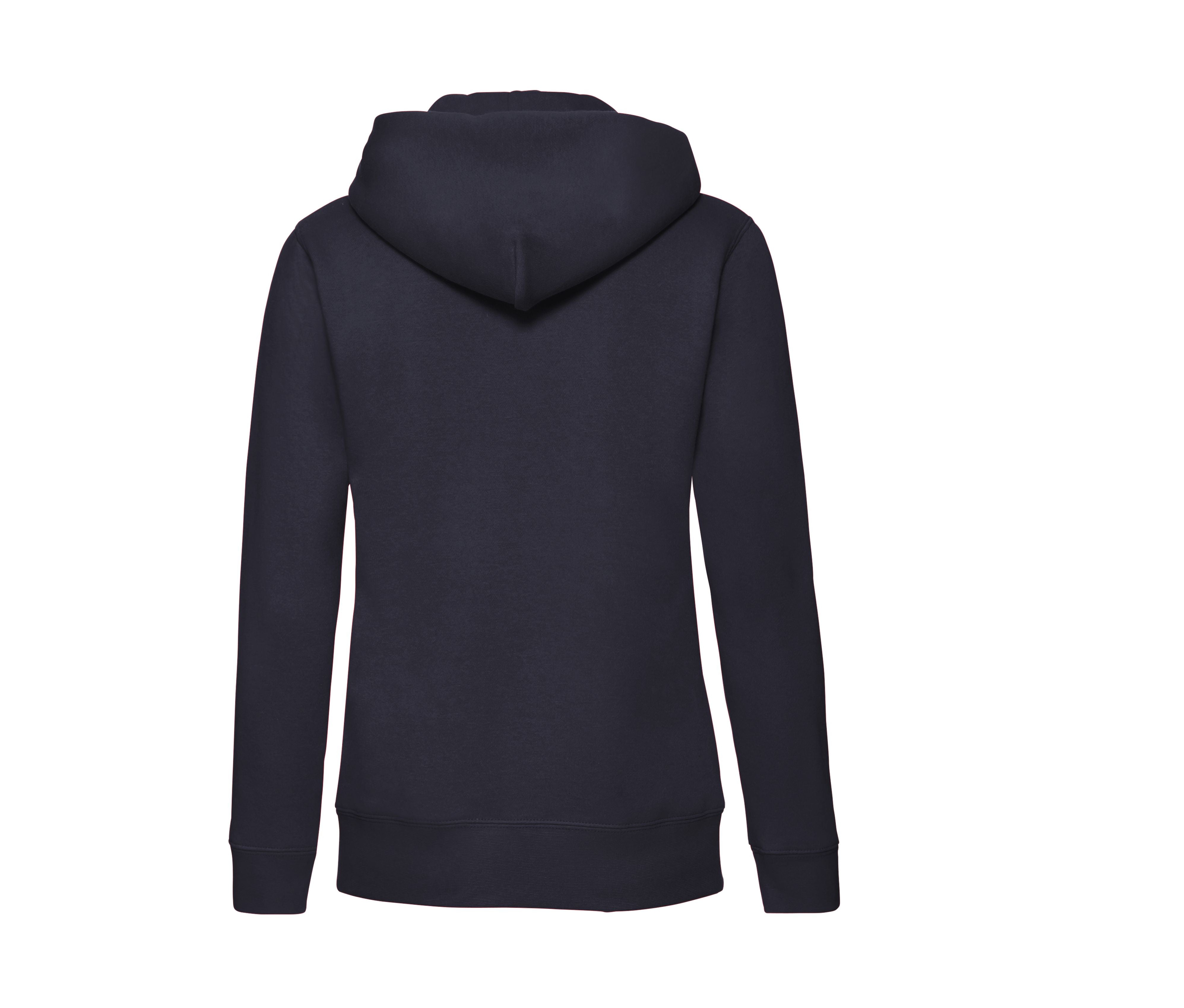 Sweat Capuche Grand Zip Femme - Deep Navy