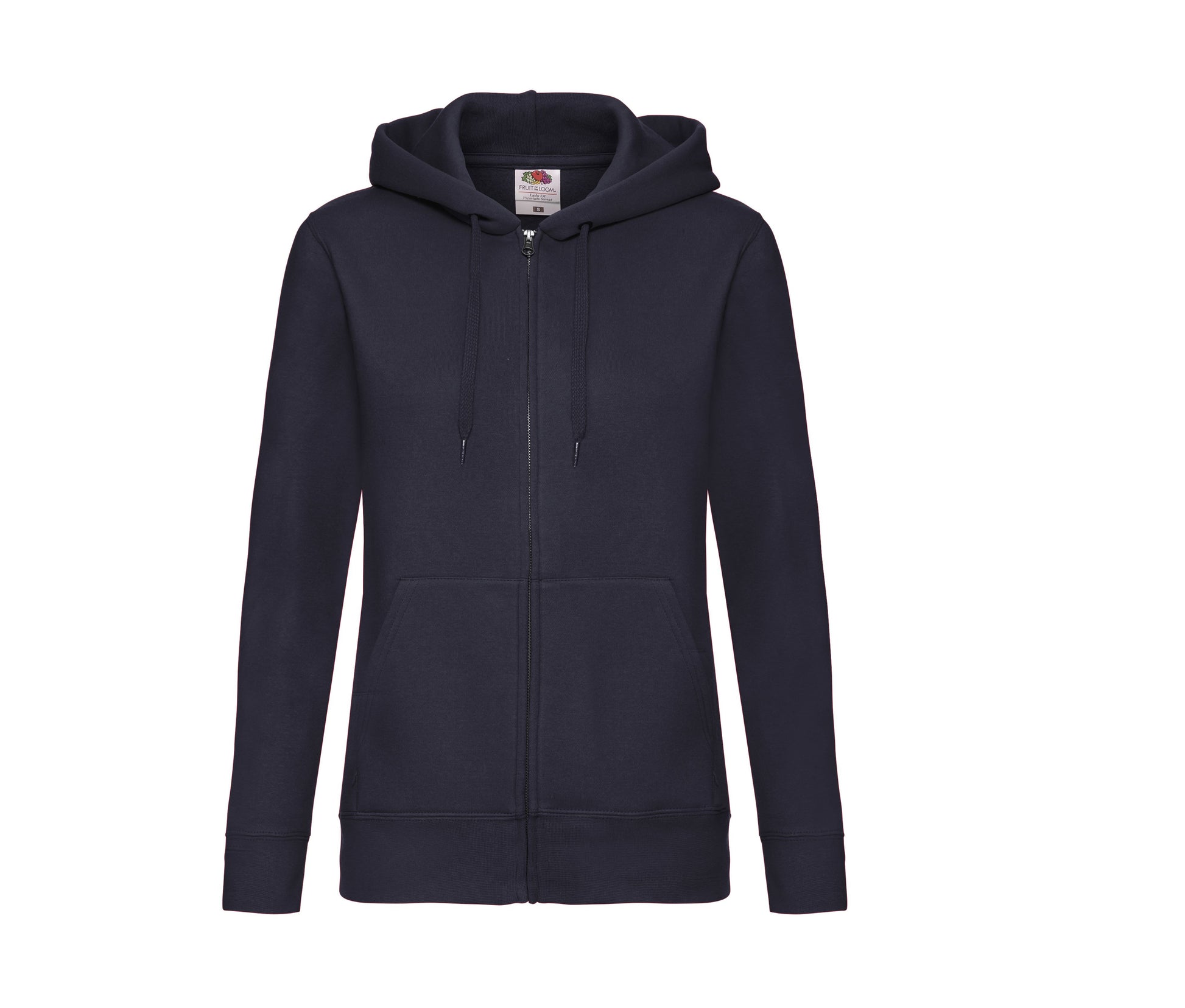 Sweat Capuche Grand Zip Femme - Deep Navy