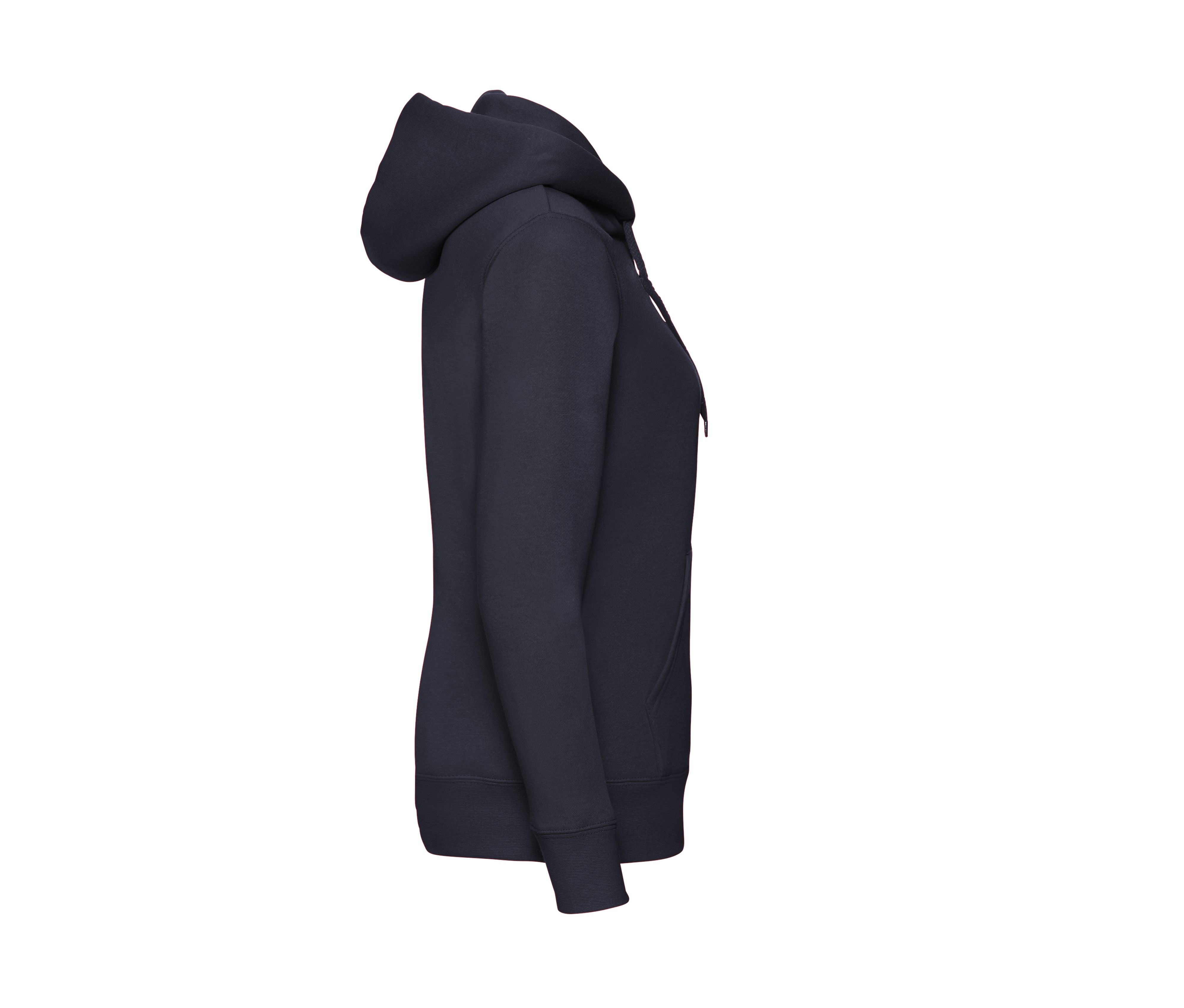 Sweat Capuche Grand Zip Femme - Deep Navy