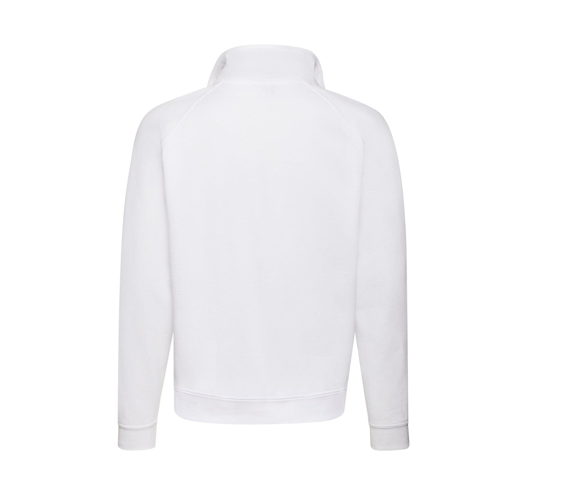 Sweat Col Zippé - White