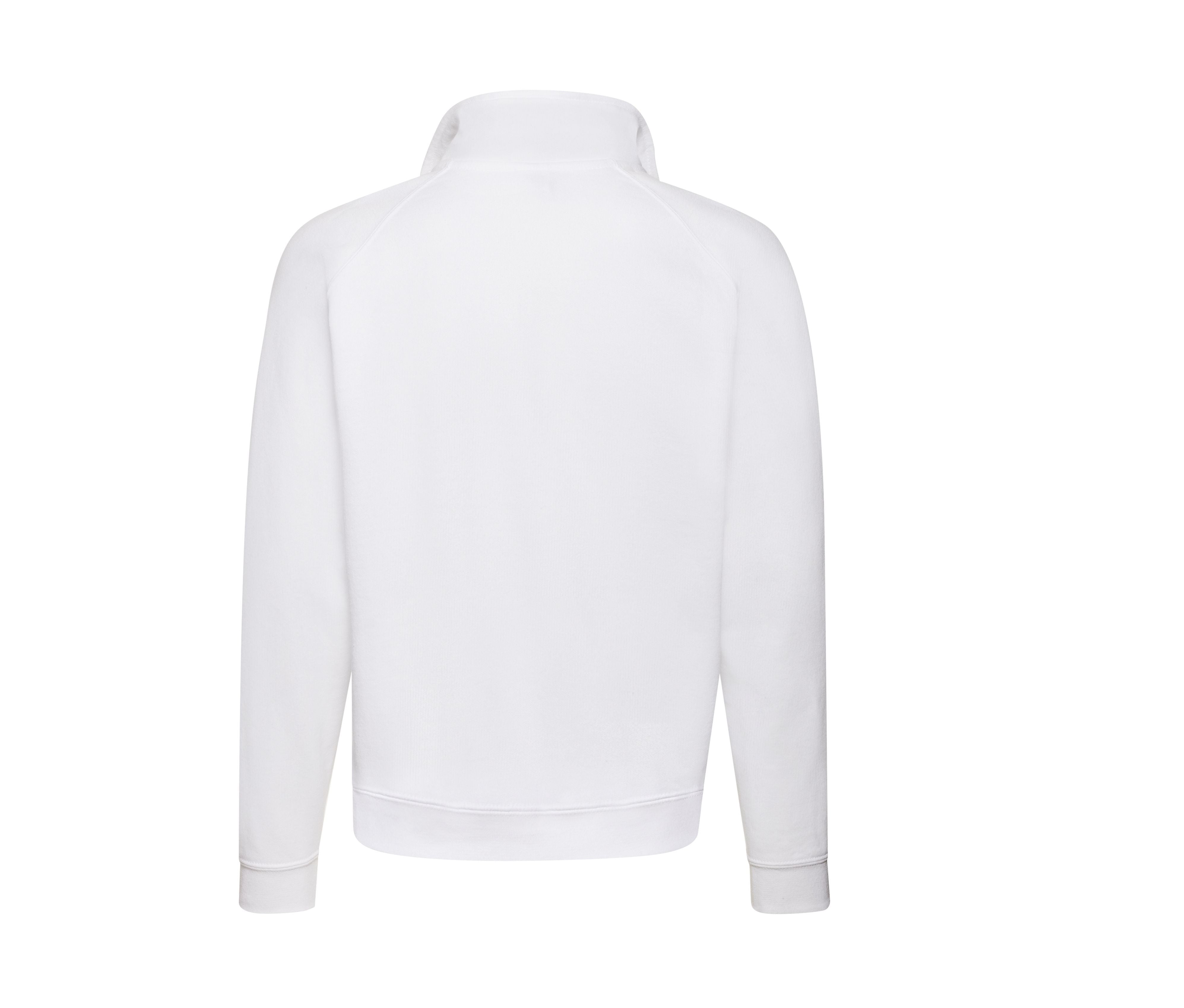 Sweat Col Zippé - White