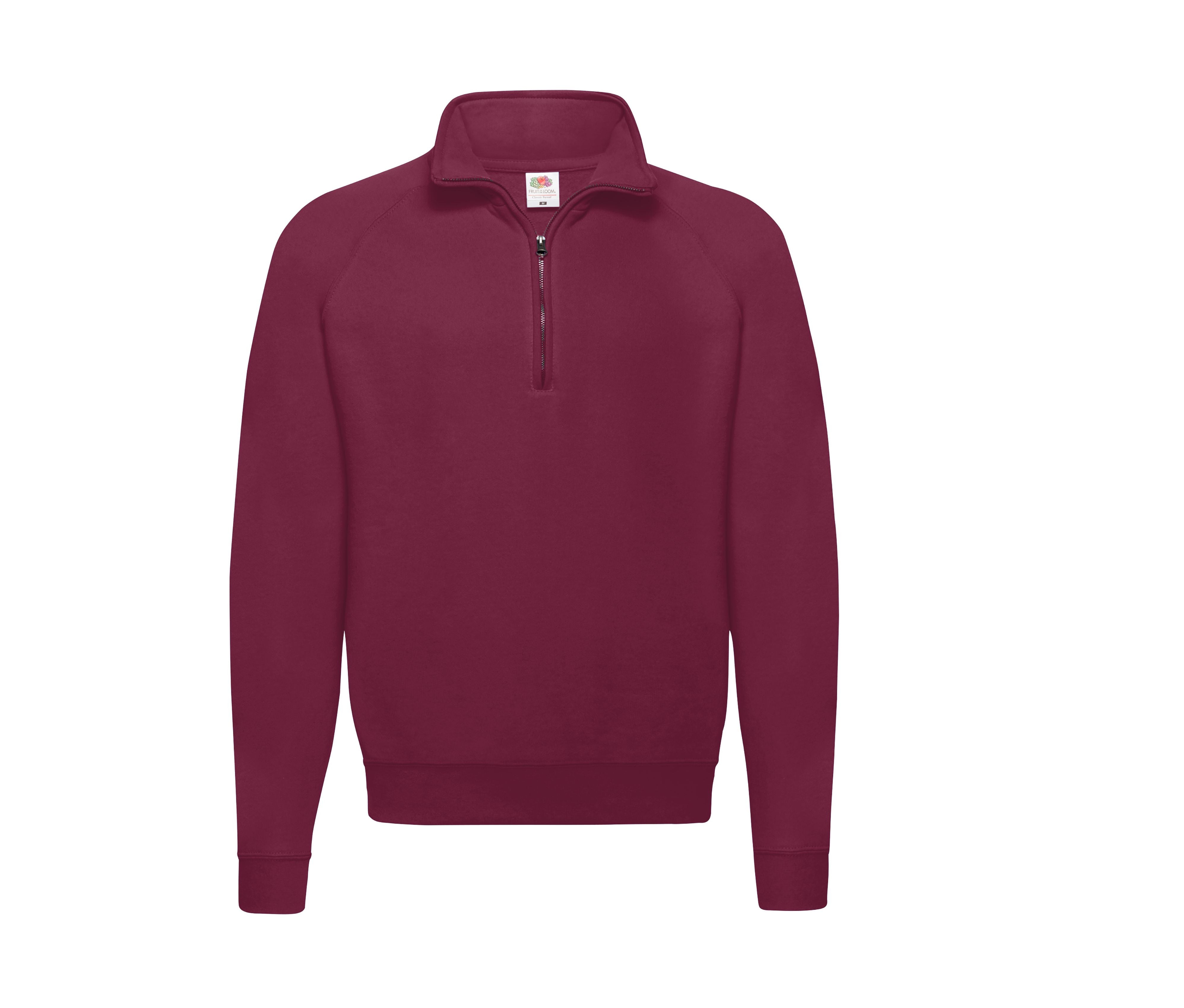 Sweat Col Zippé - Burgundy
