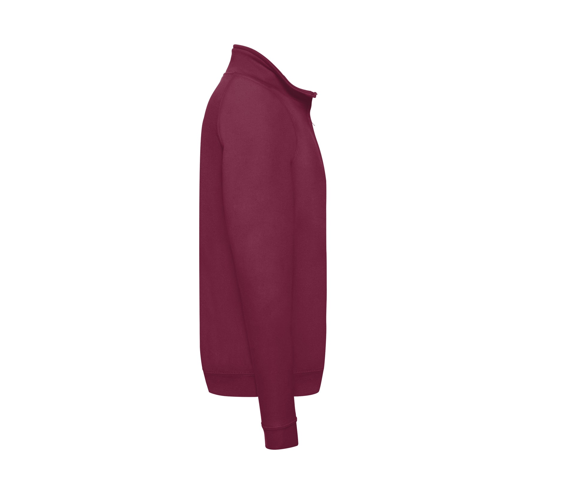Sweat Col Zippé - Burgundy
