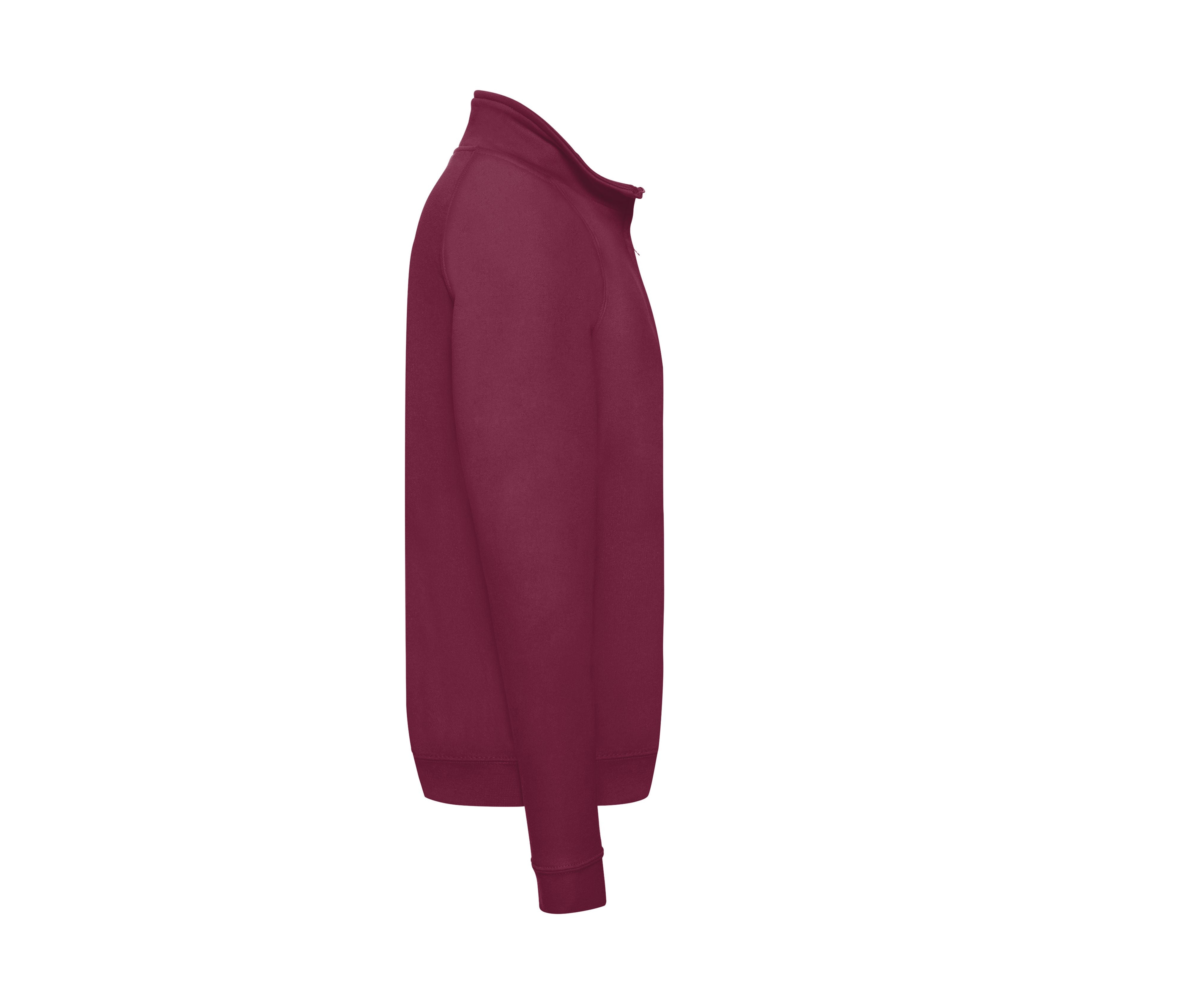 Sweat Col Zippé - Burgundy
