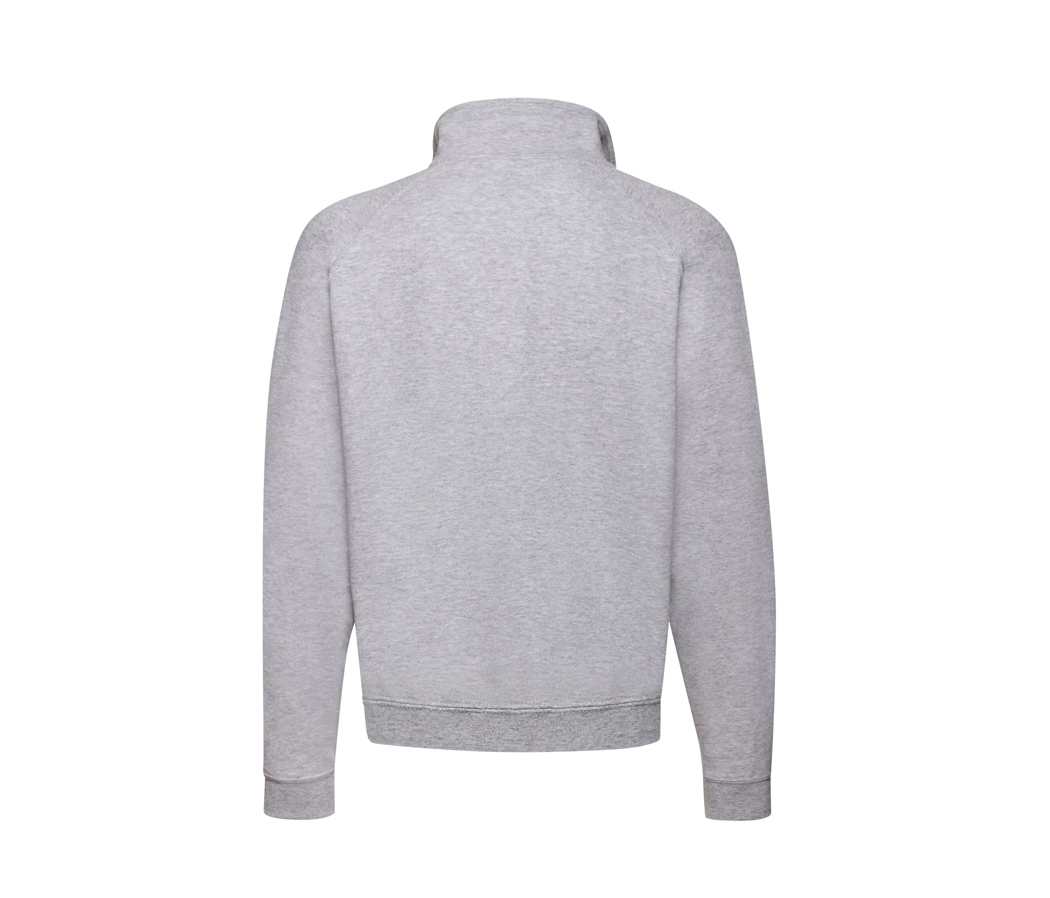 Sweat Col Zippé - Heather Grey
