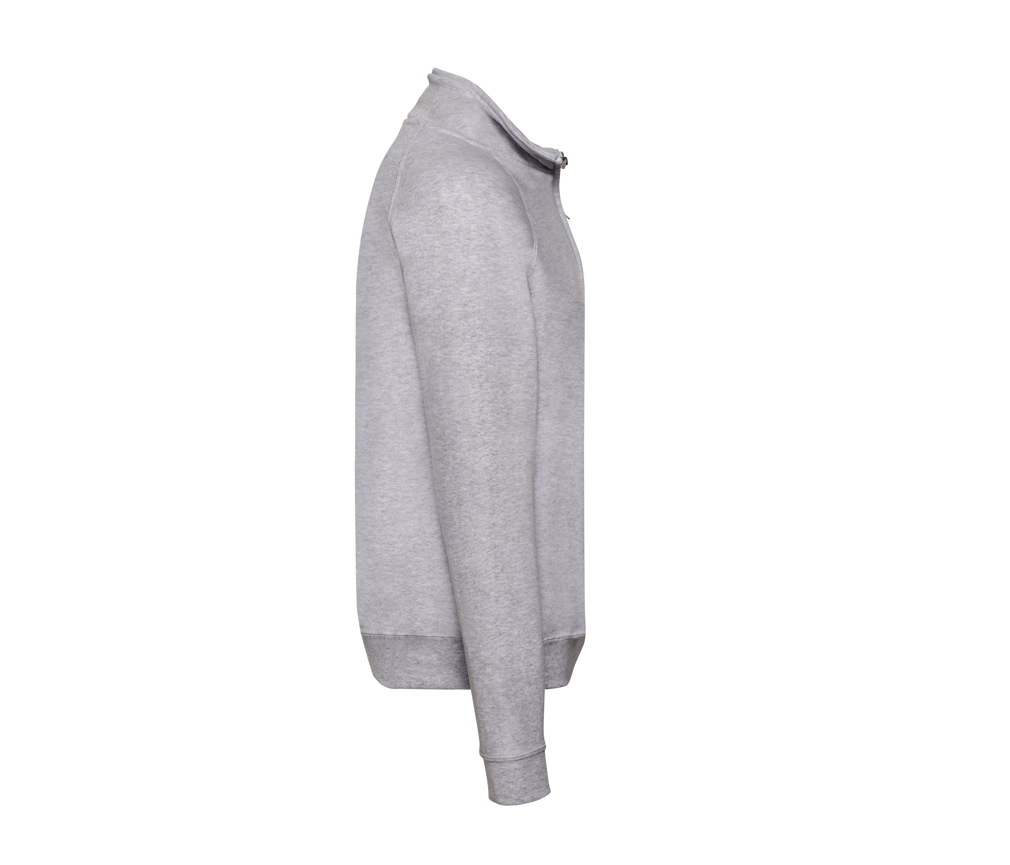 Sweat Col Zippé - Heather Grey