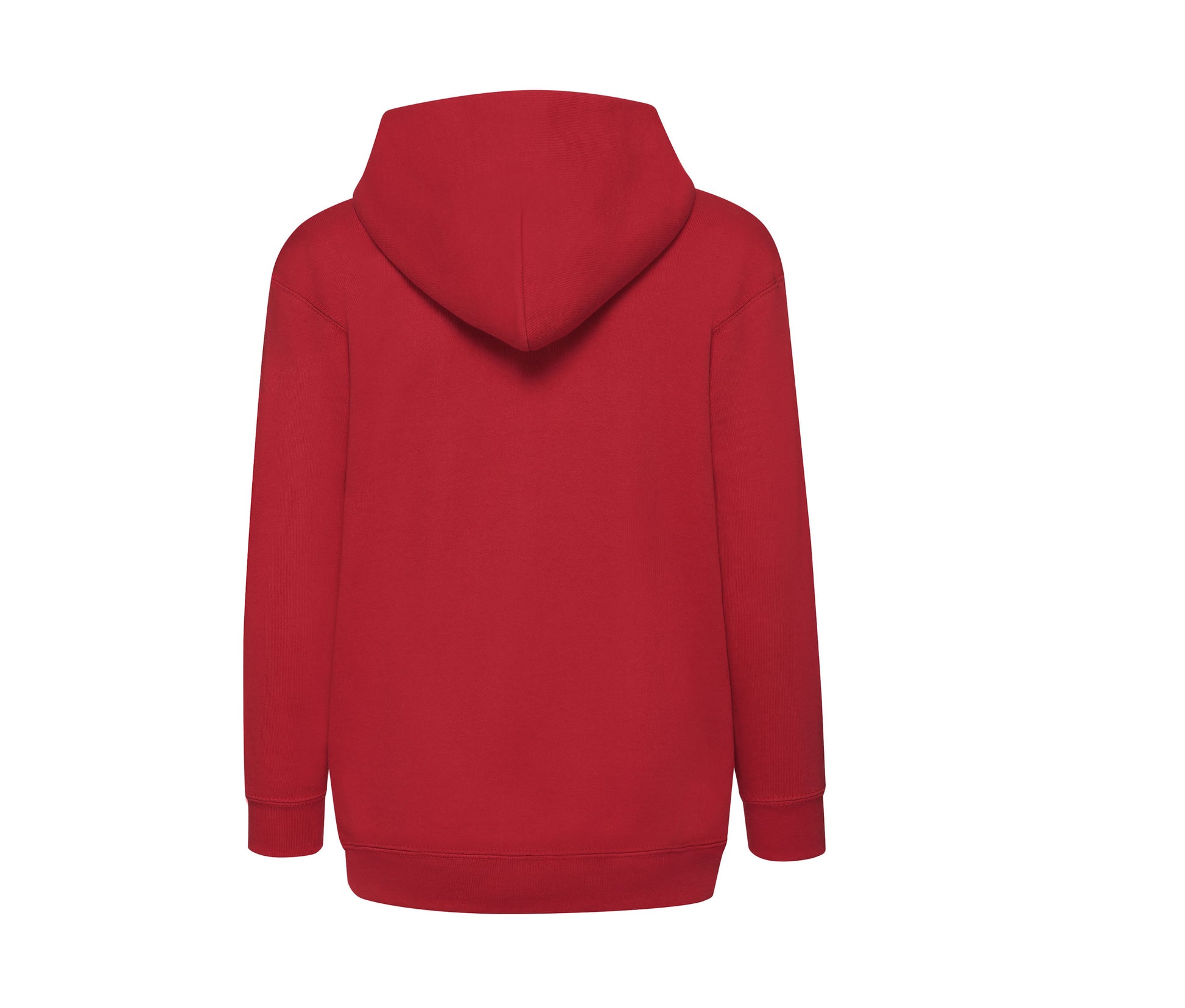 Sweat Capuche Grand Zip Enfant - Red