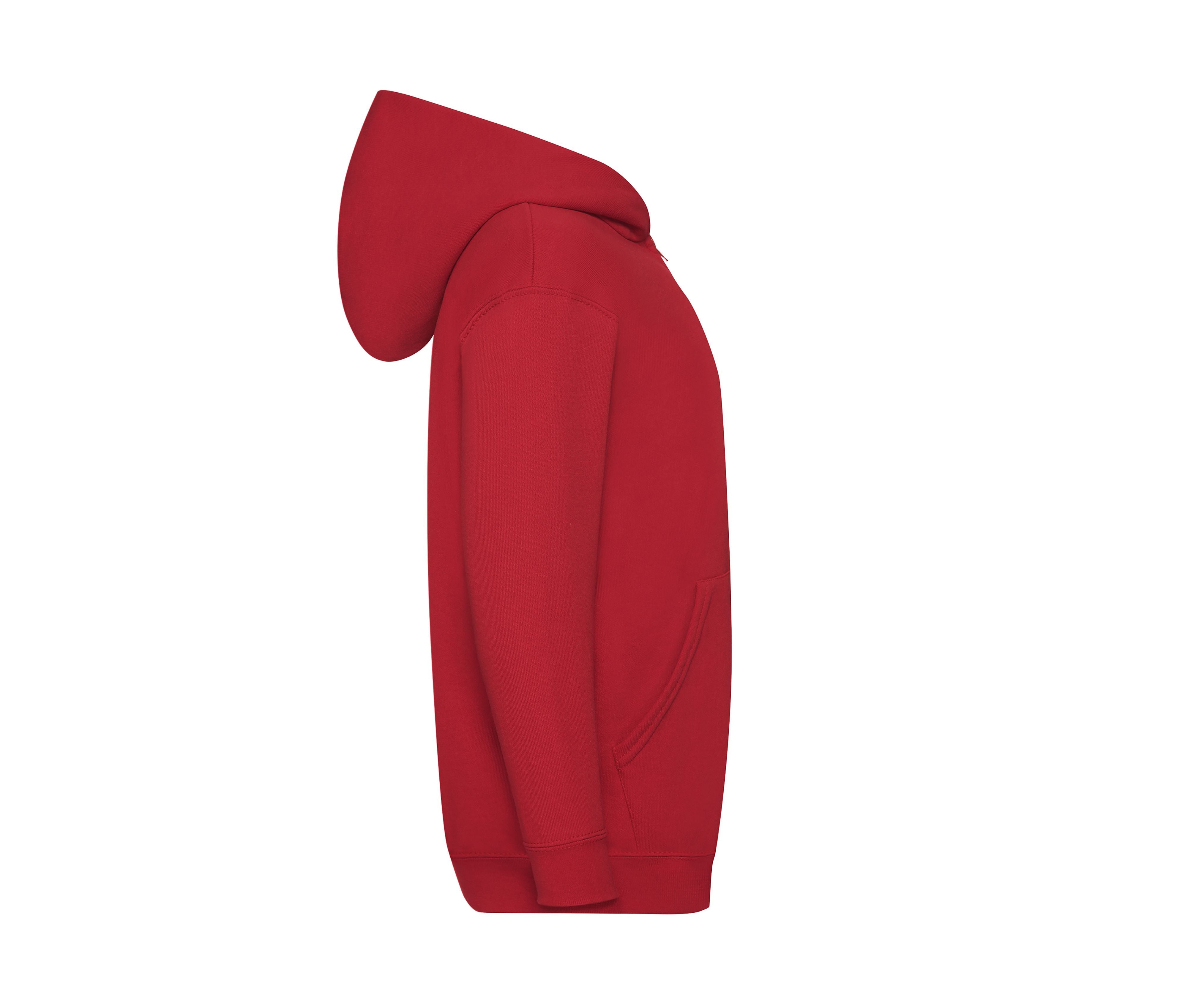 Sweat Capuche Grand Zip Enfant - Red