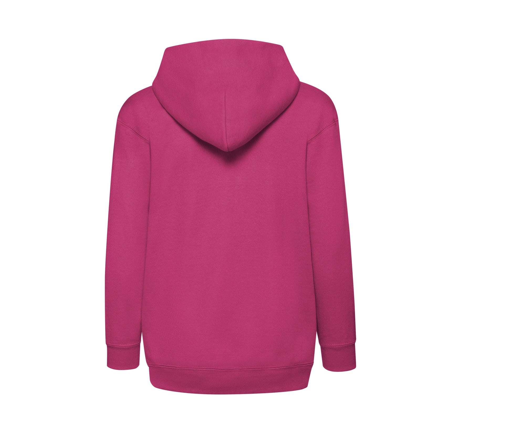 Sweat Capuche Grand Zip Enfant - Fuchsia