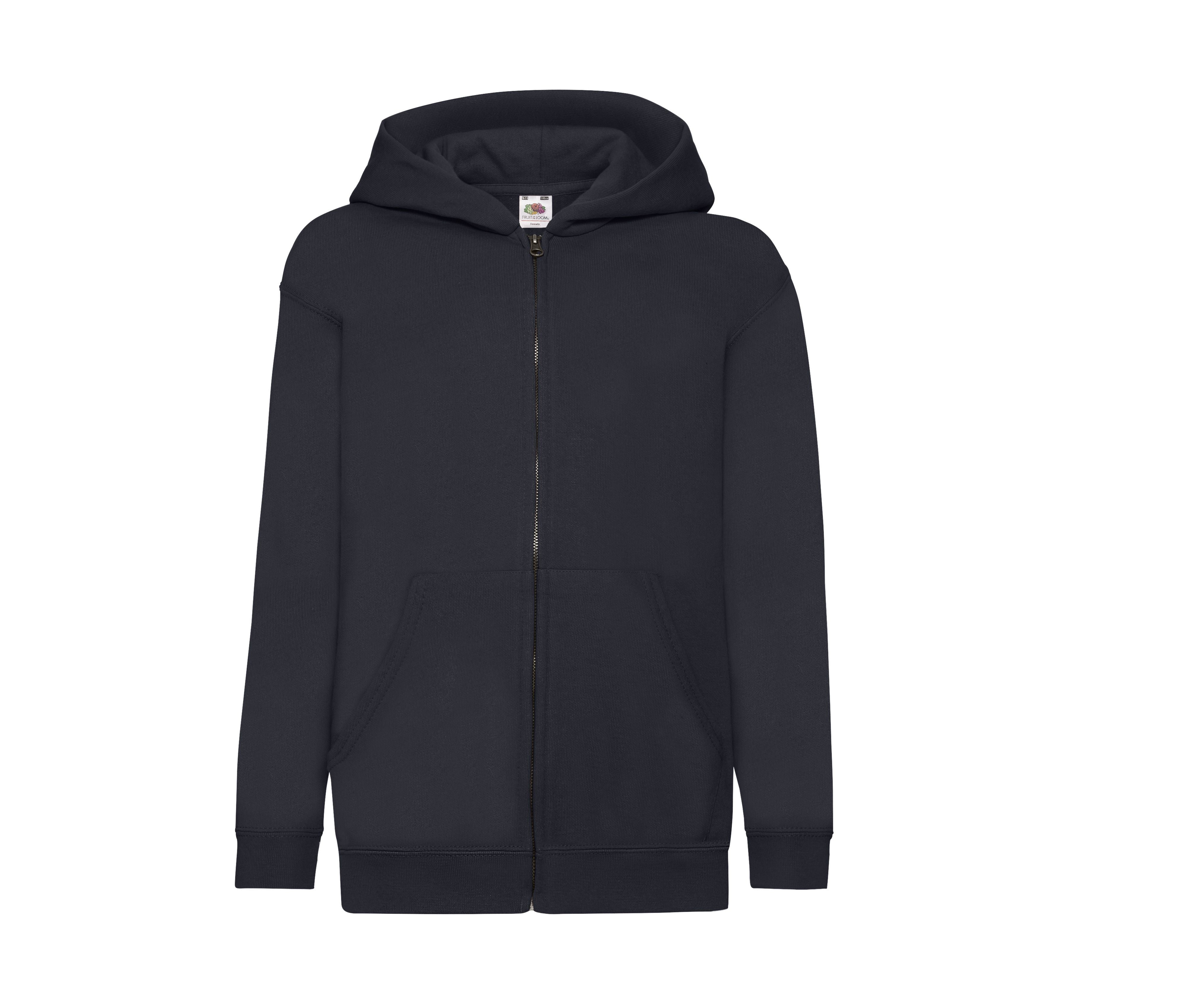 Sweat Capuche Grand Zip Enfant - Deep Navy
