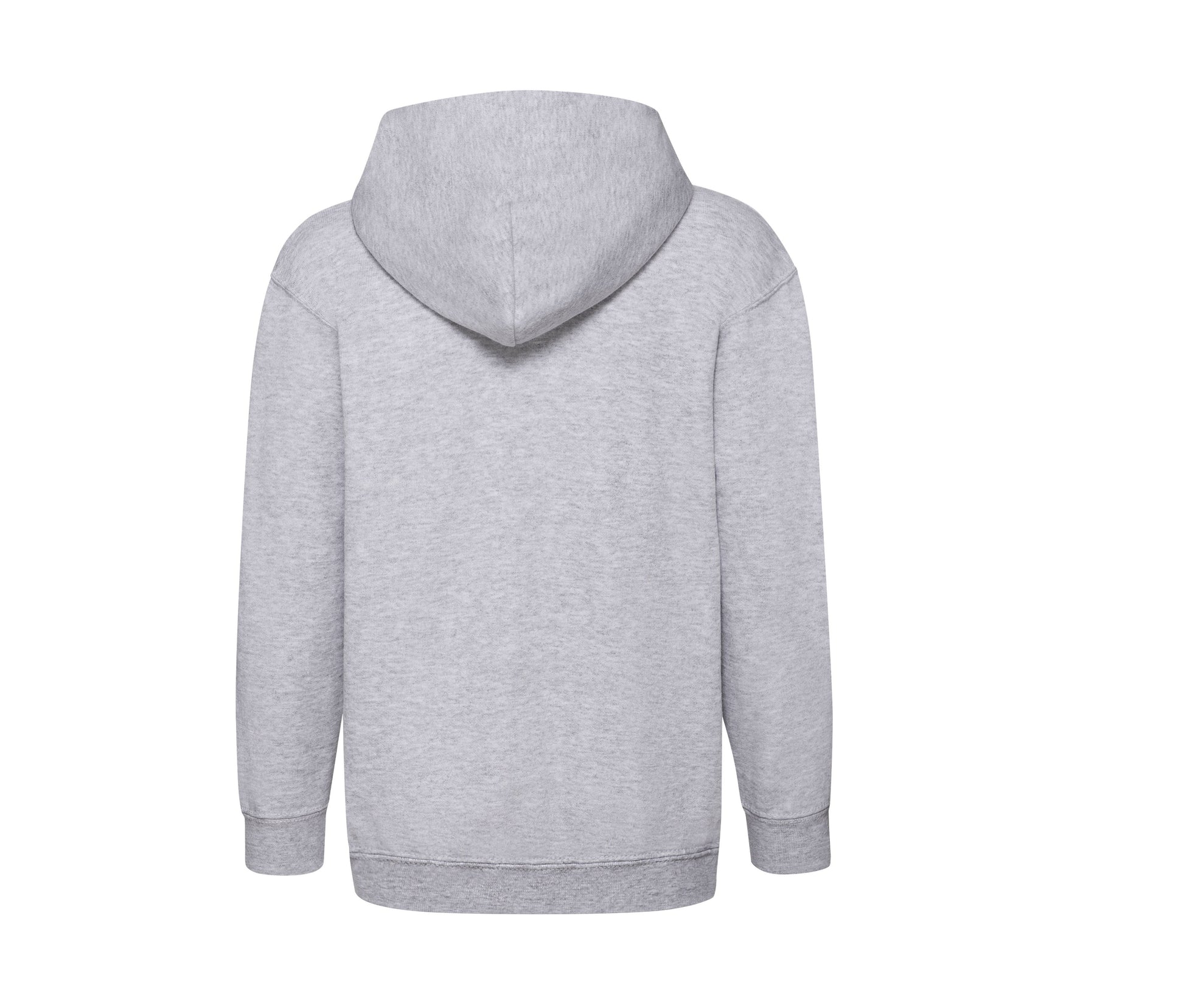 Sweat Capuche Grand Zip Enfant - Heather Grey