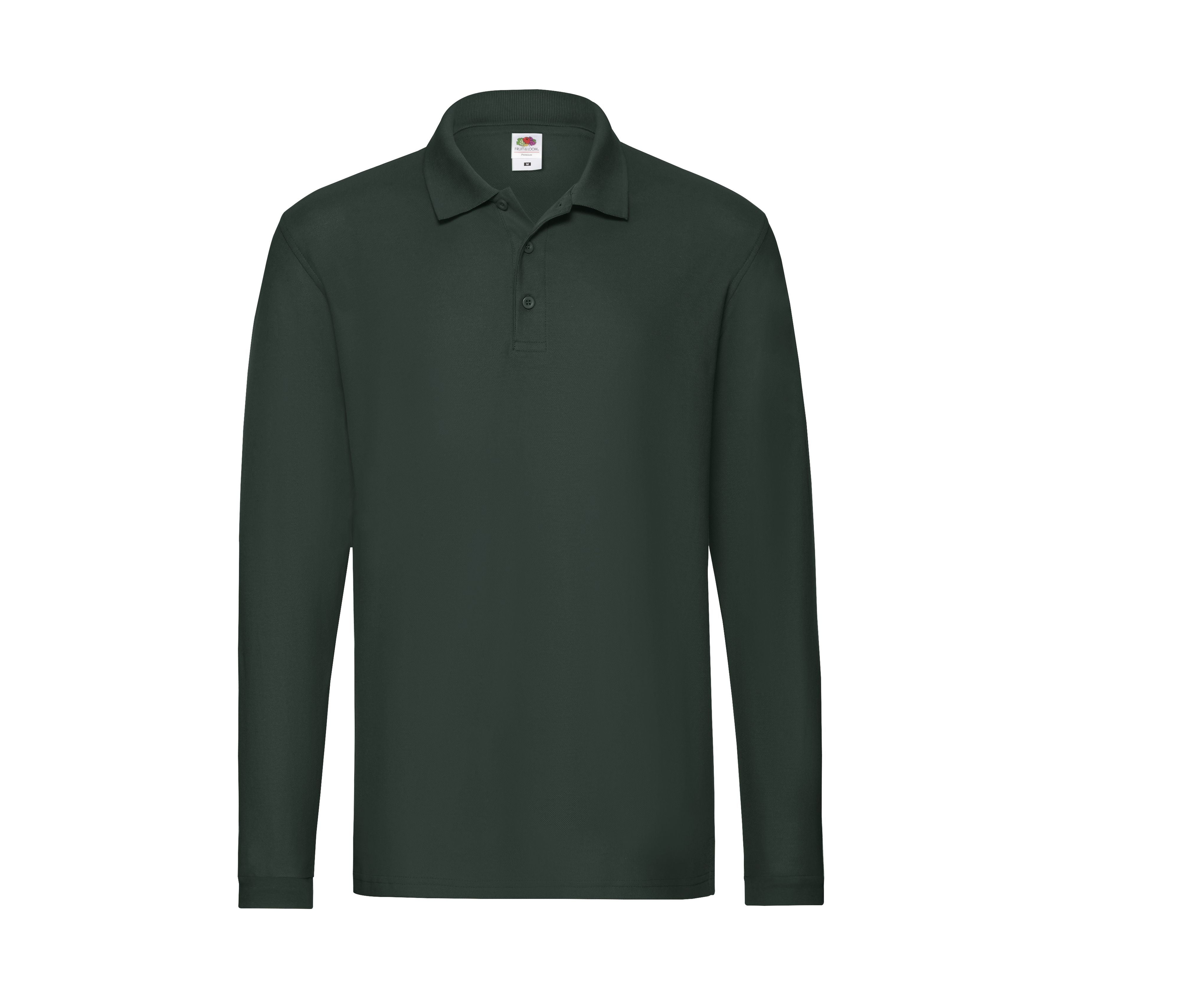 Polo Manches Longues - Forest Green
