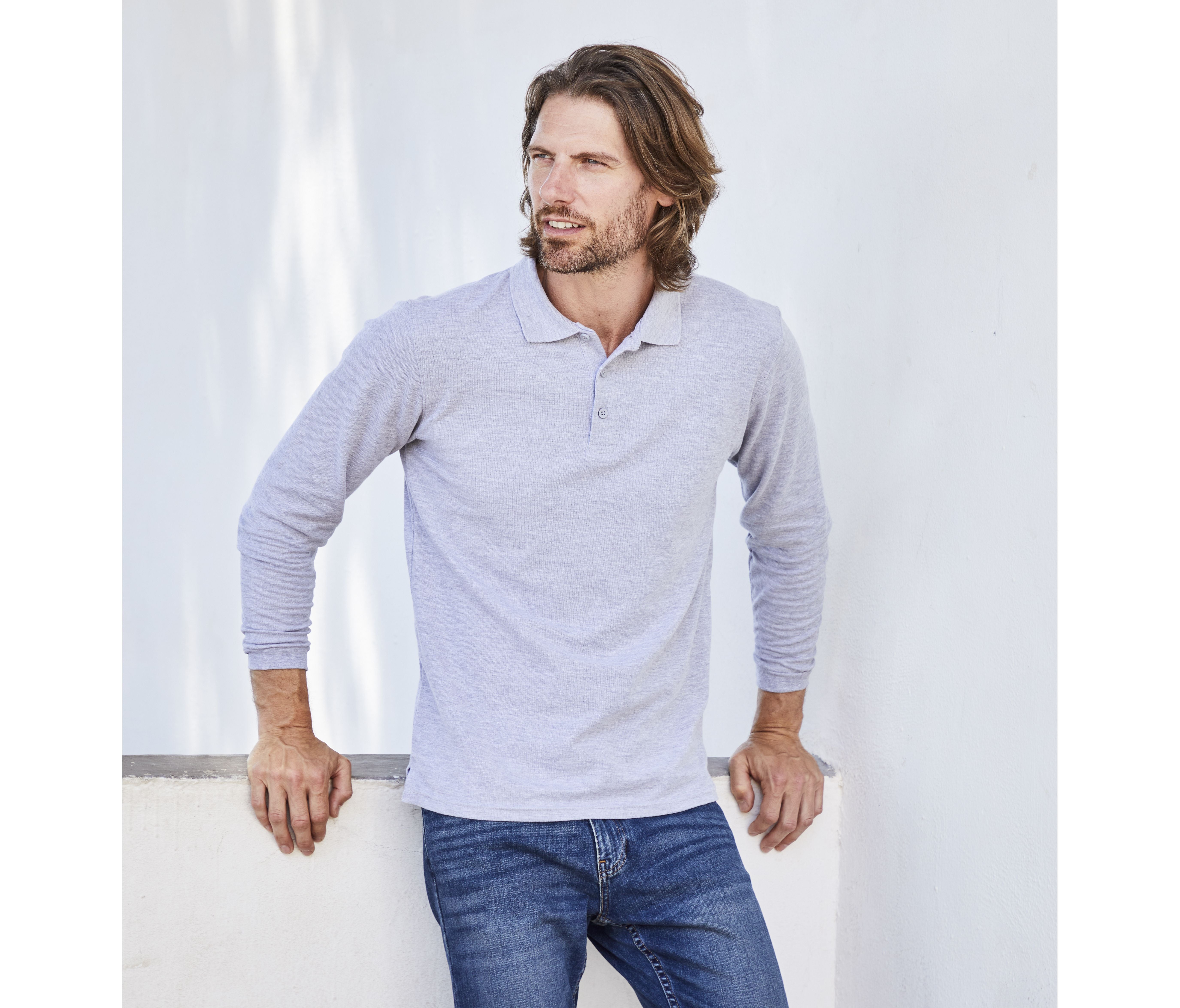 Polo manches longues