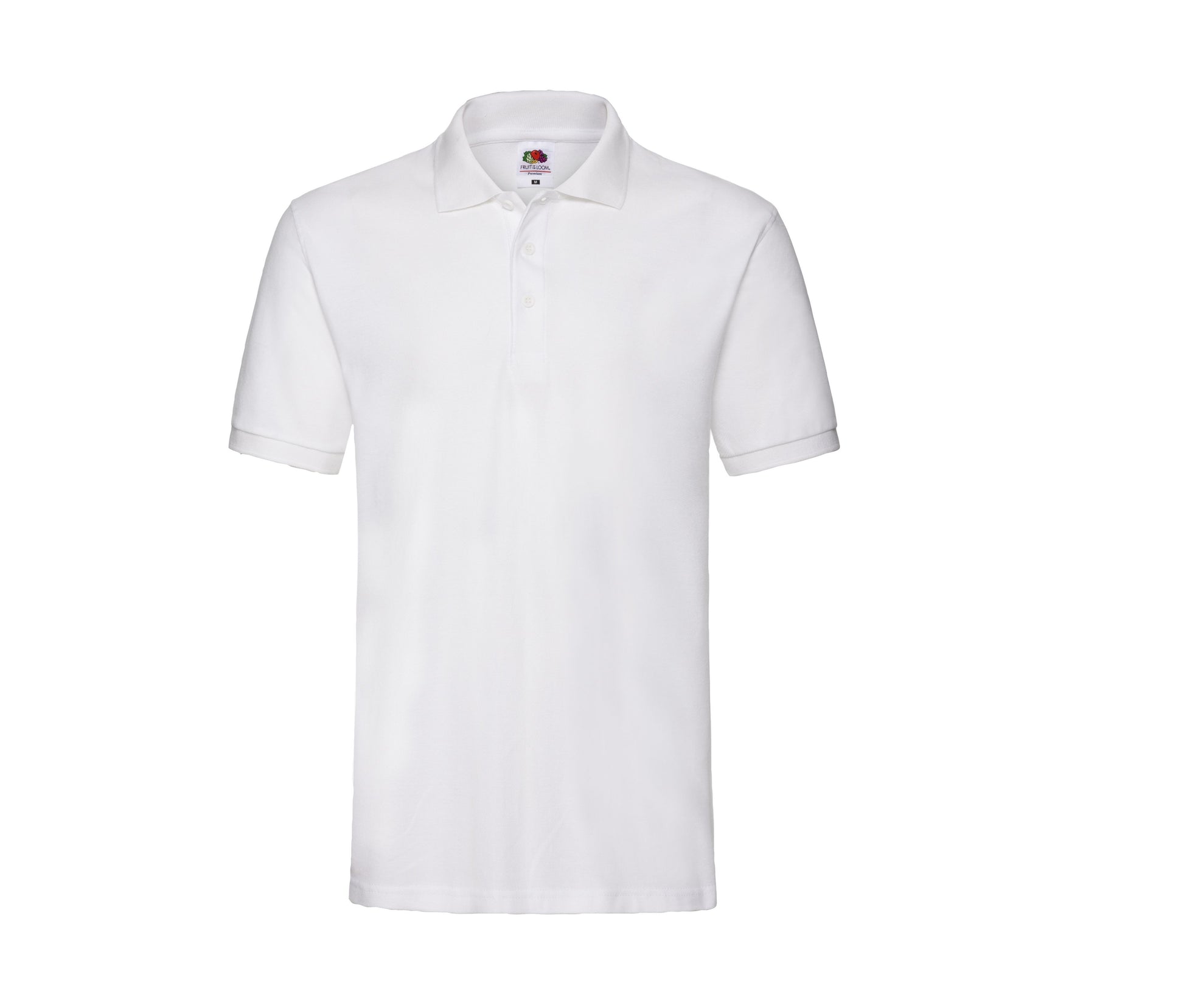 Polo Homme Coton 180 - White