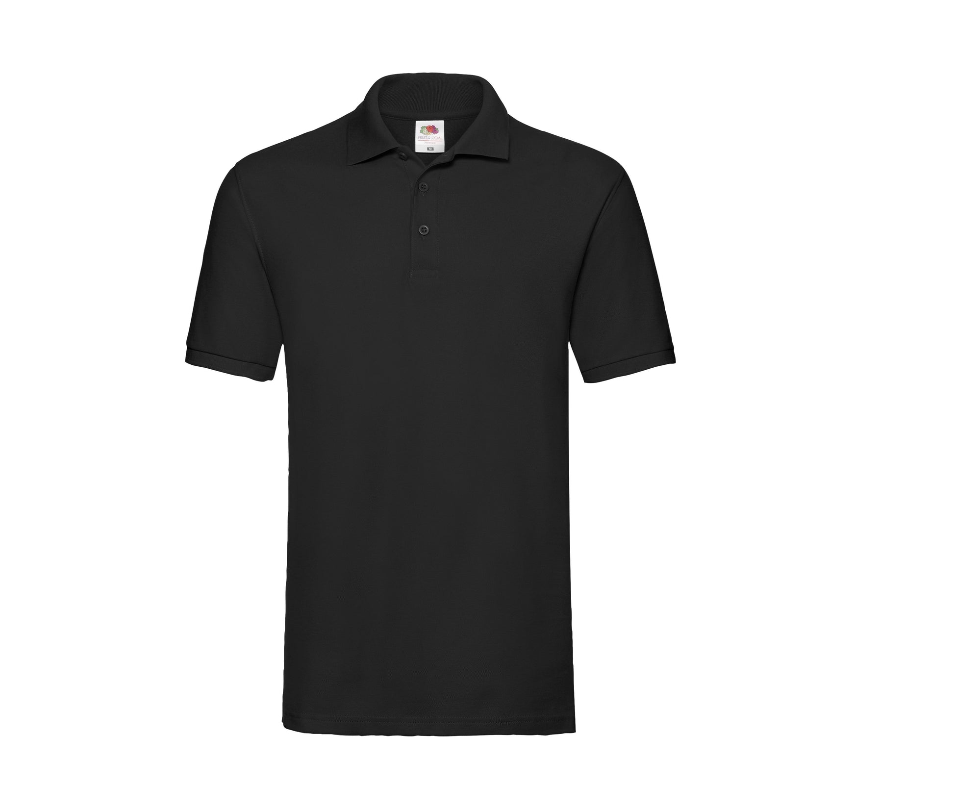 Polo Homme Coton 180 - Black