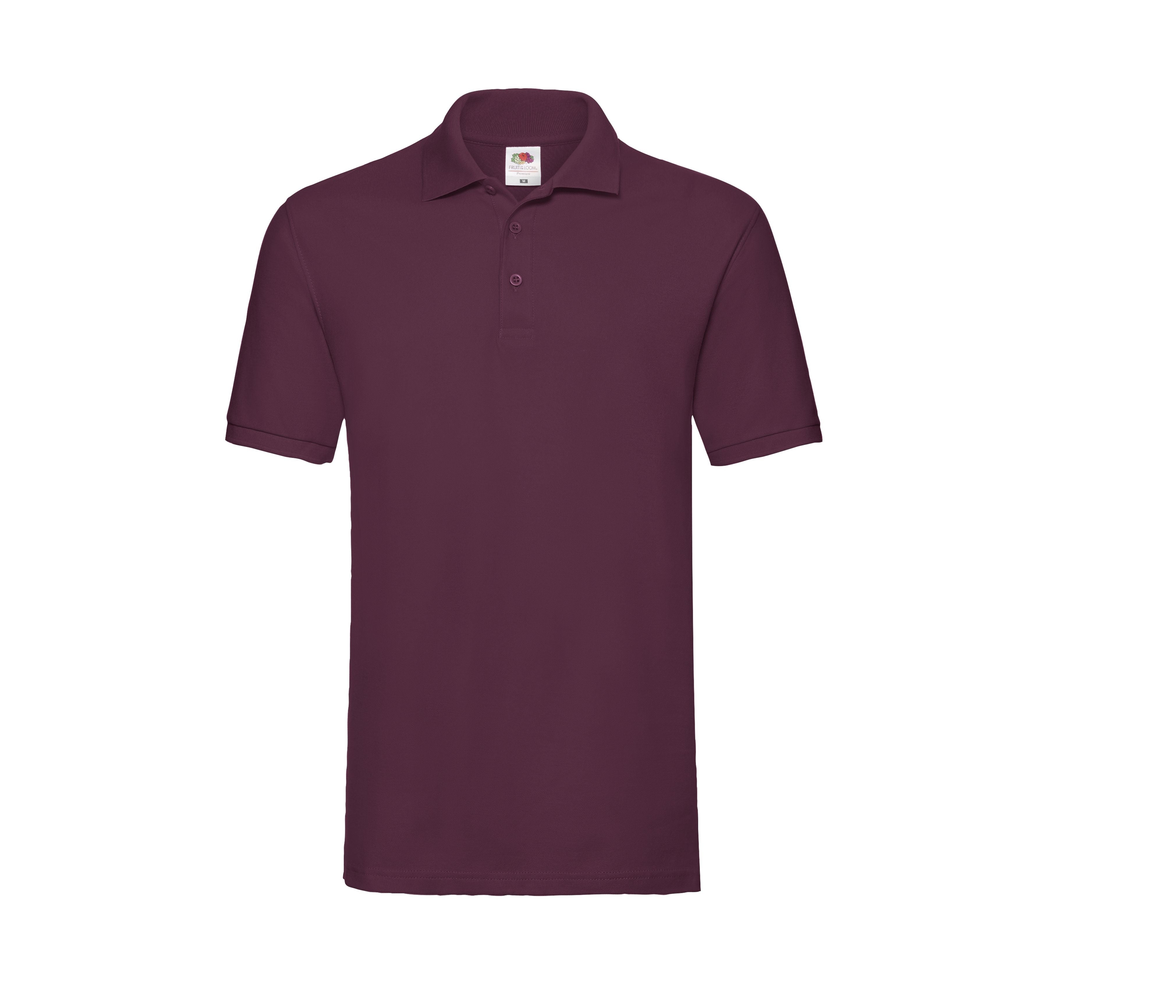 Polo Homme Coton 180 - Burgundy