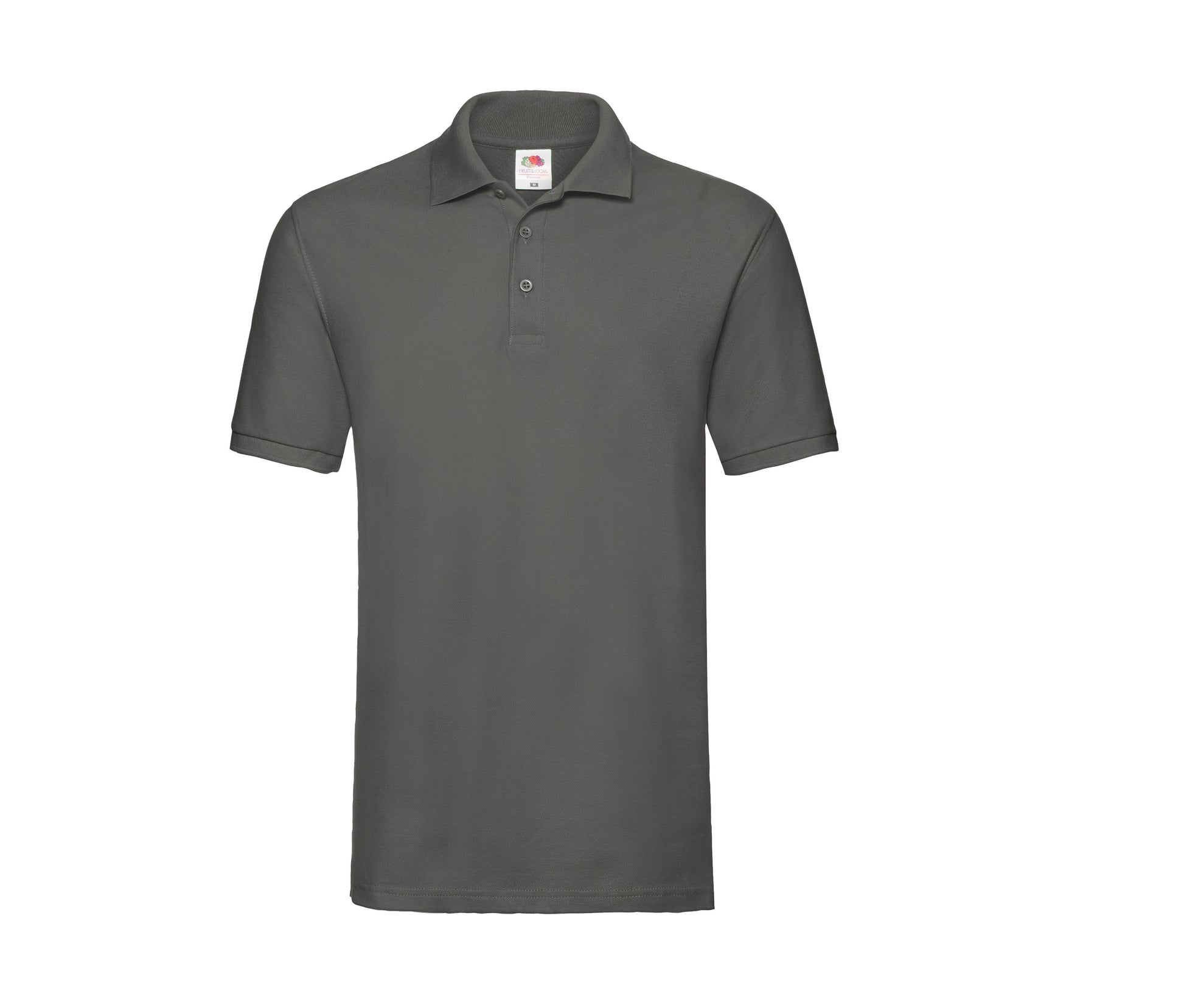 Polo Homme Coton 180 - Light Graphite