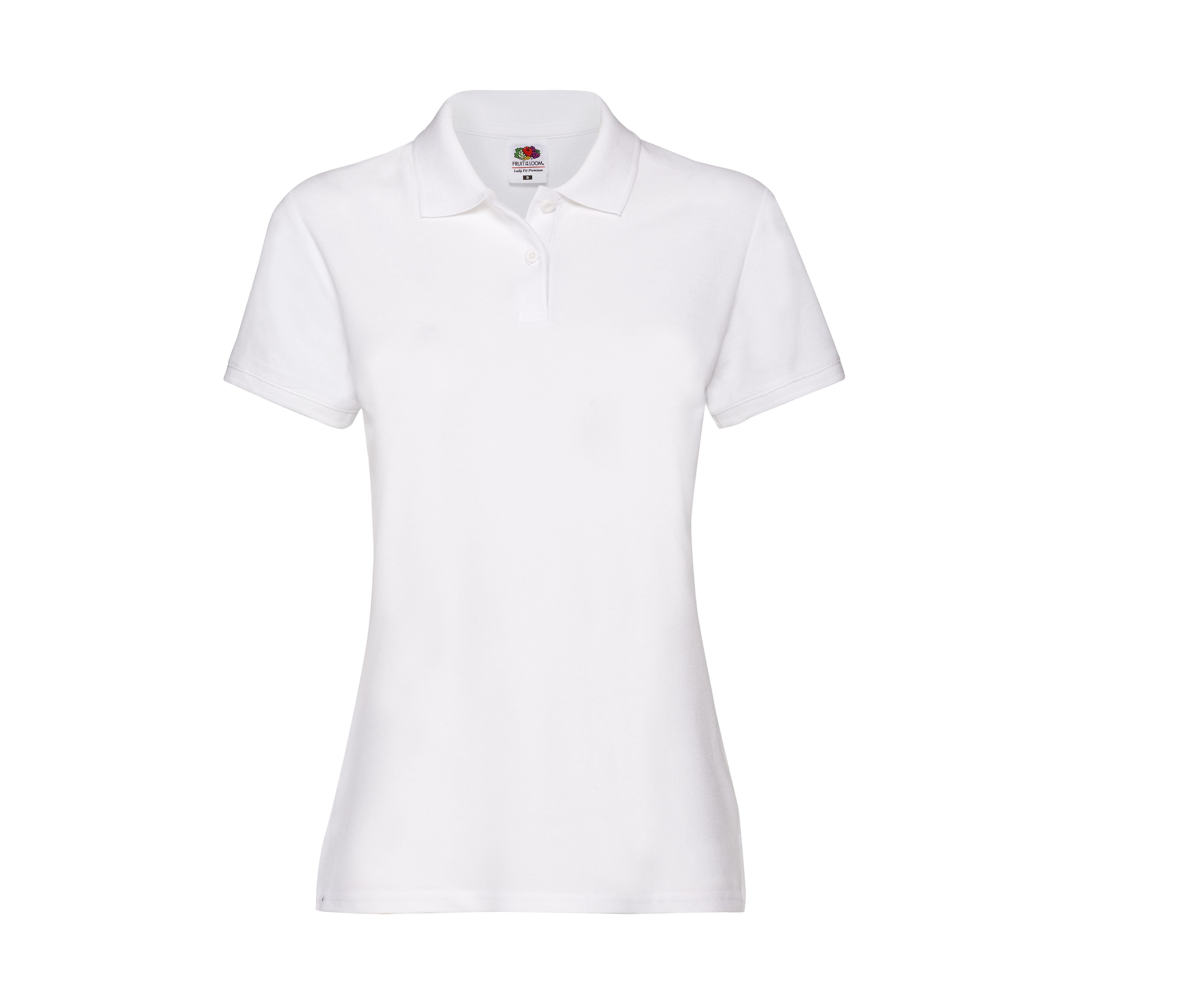 Polo Femme Coton 180 - White