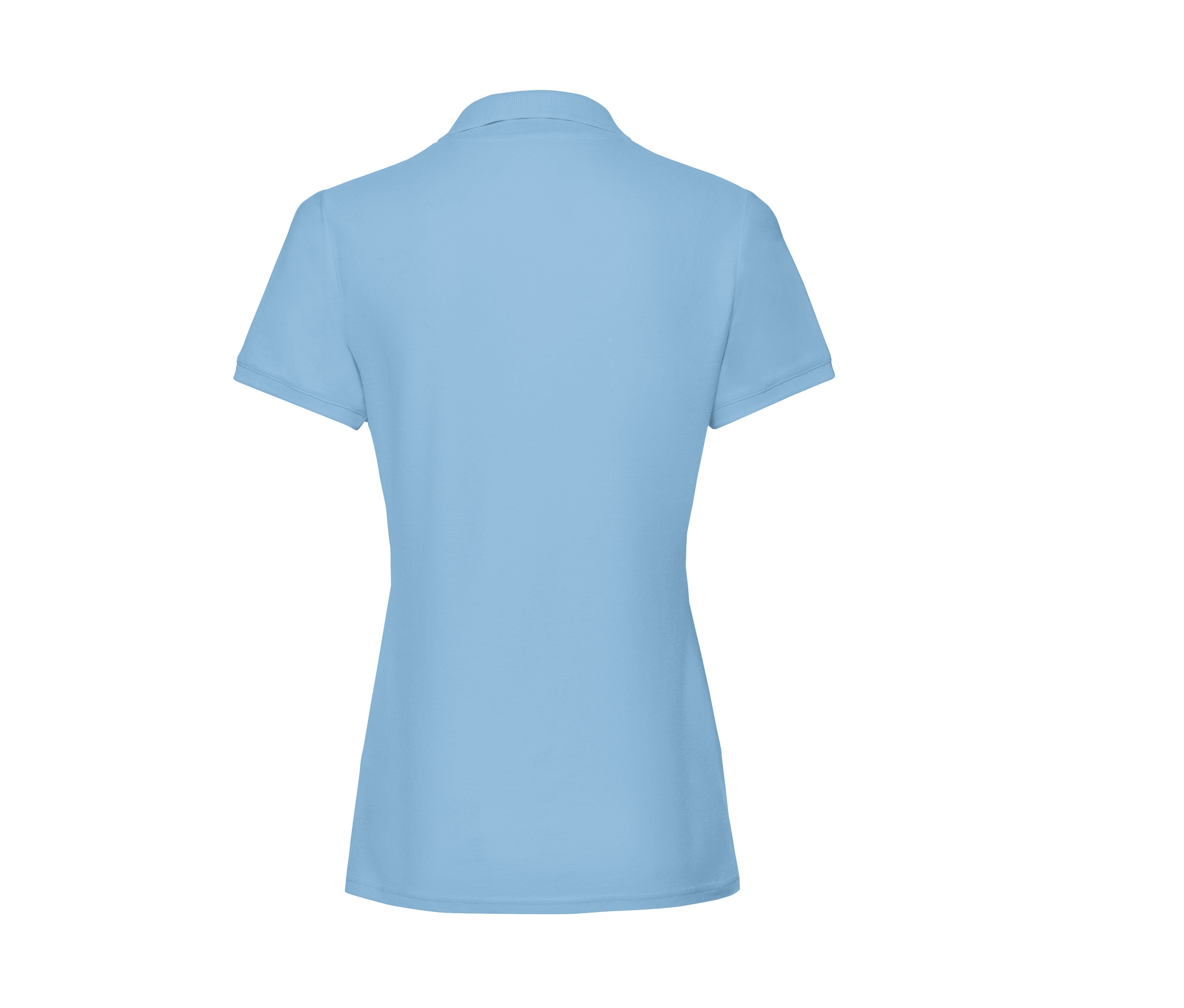 Polo Femme Coton 180 - Sky Blue