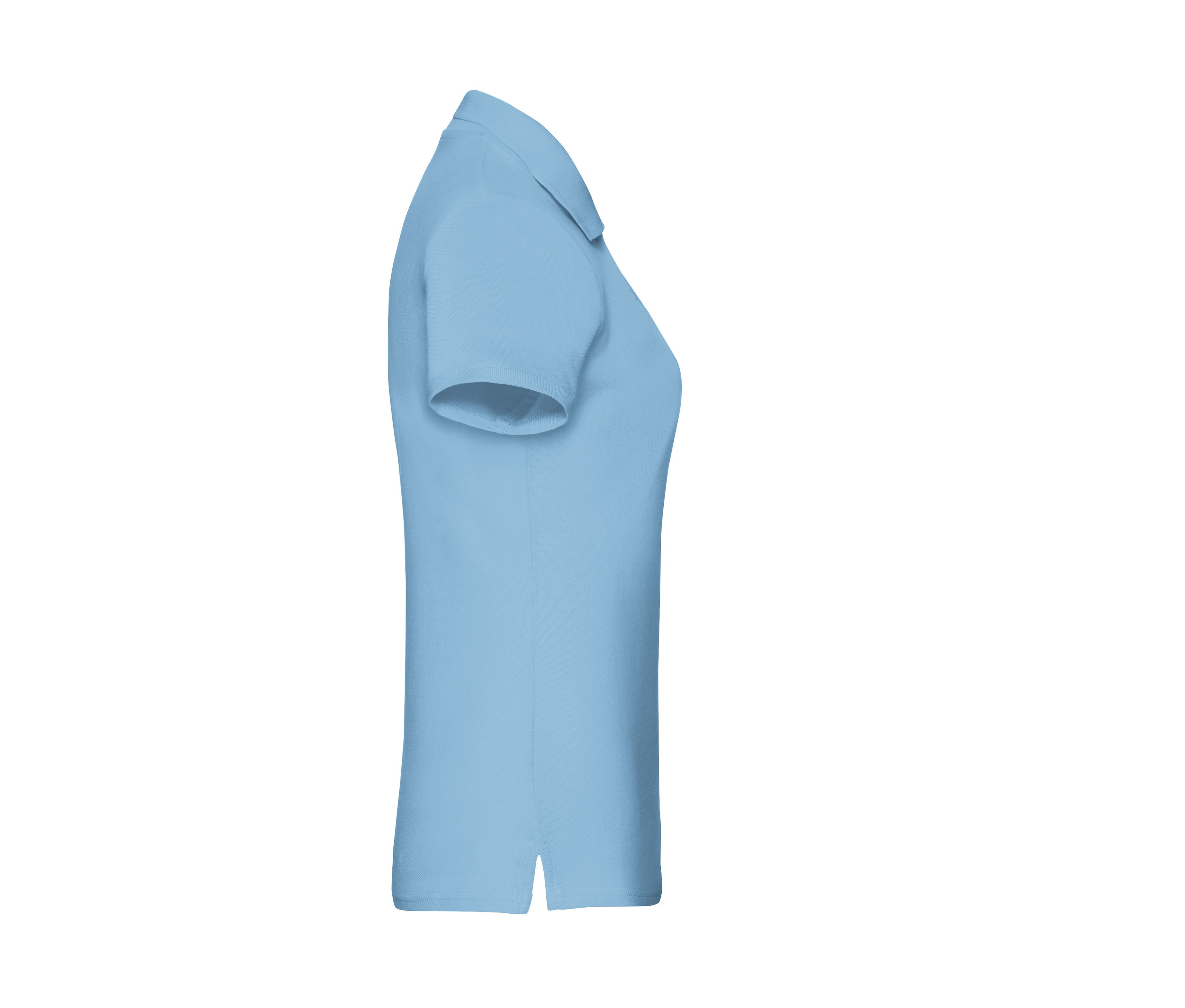 Polo Femme Coton 180 - Sky Blue