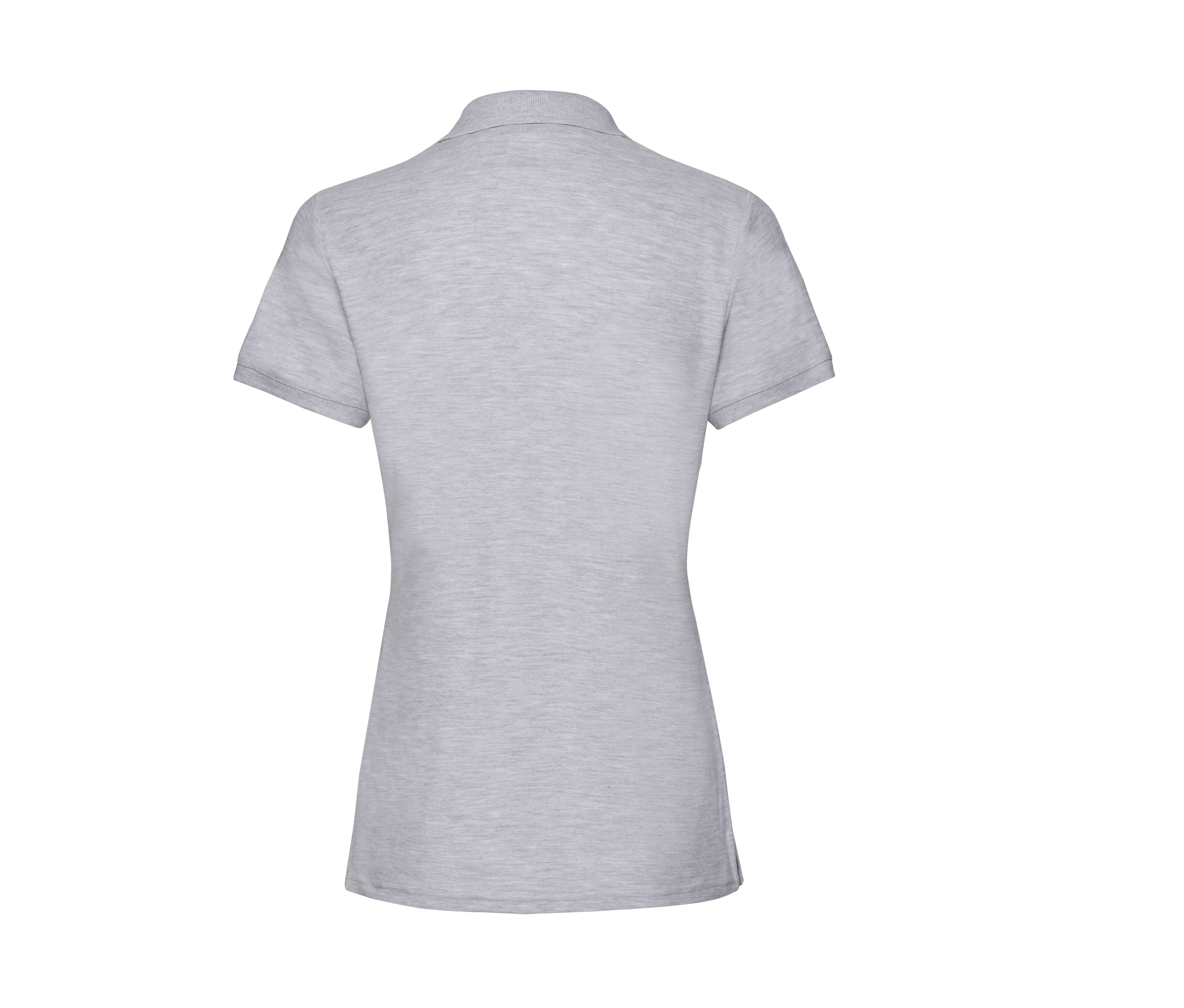 Polo Femme Coton 180 - Heather Grey