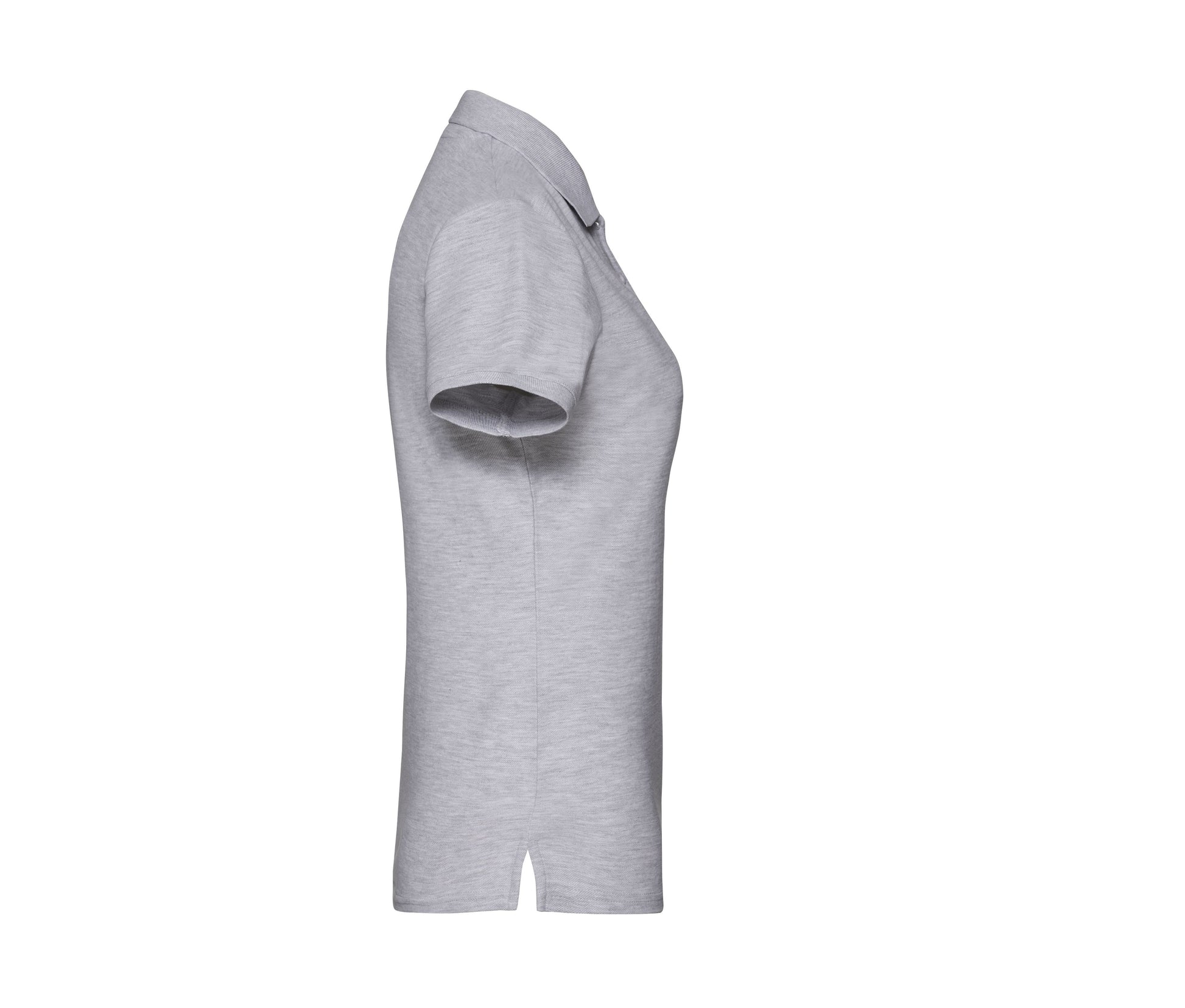 Polo Femme Coton 180 - Heather Grey