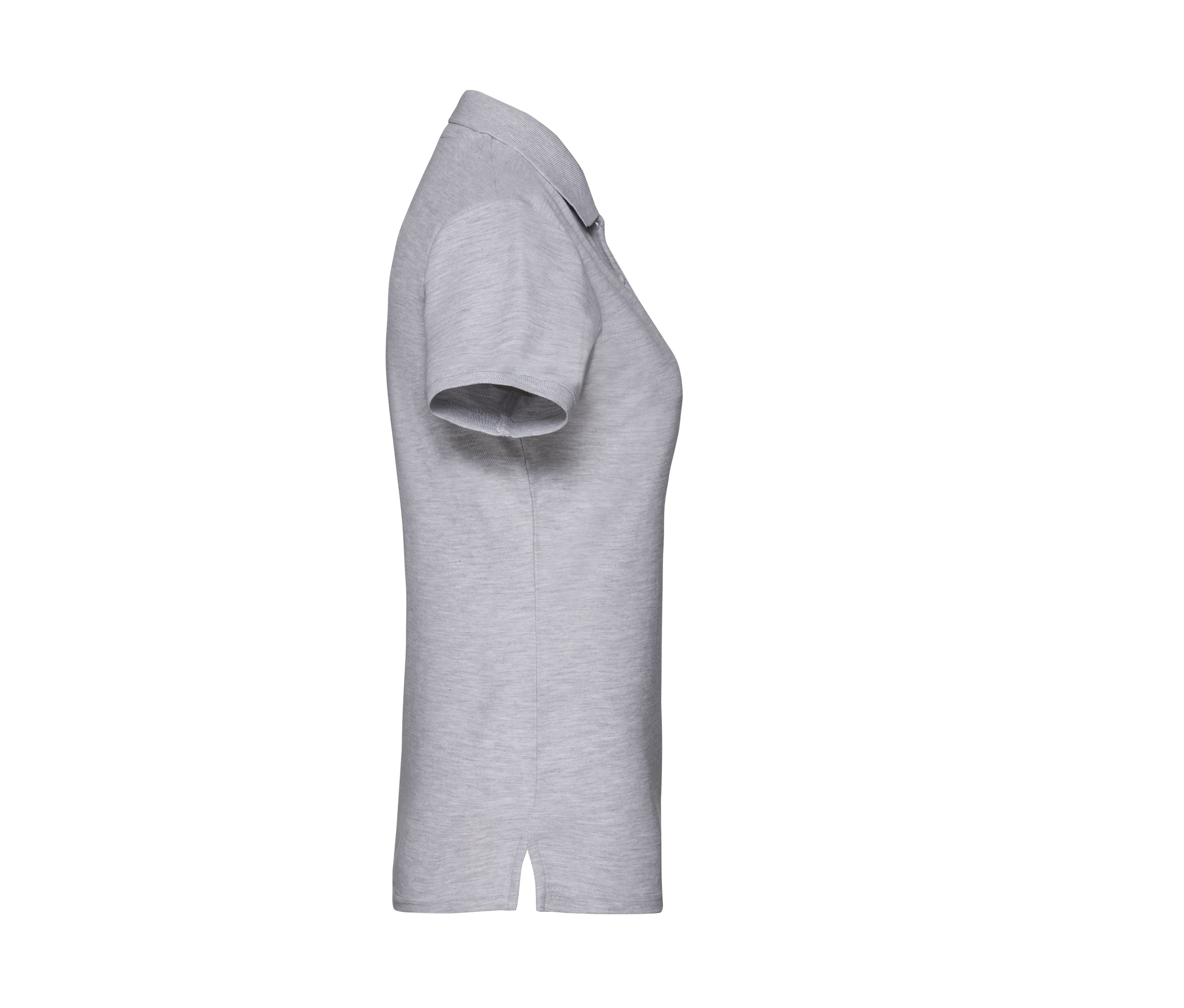 Polo Femme Coton 180 - Heather Grey