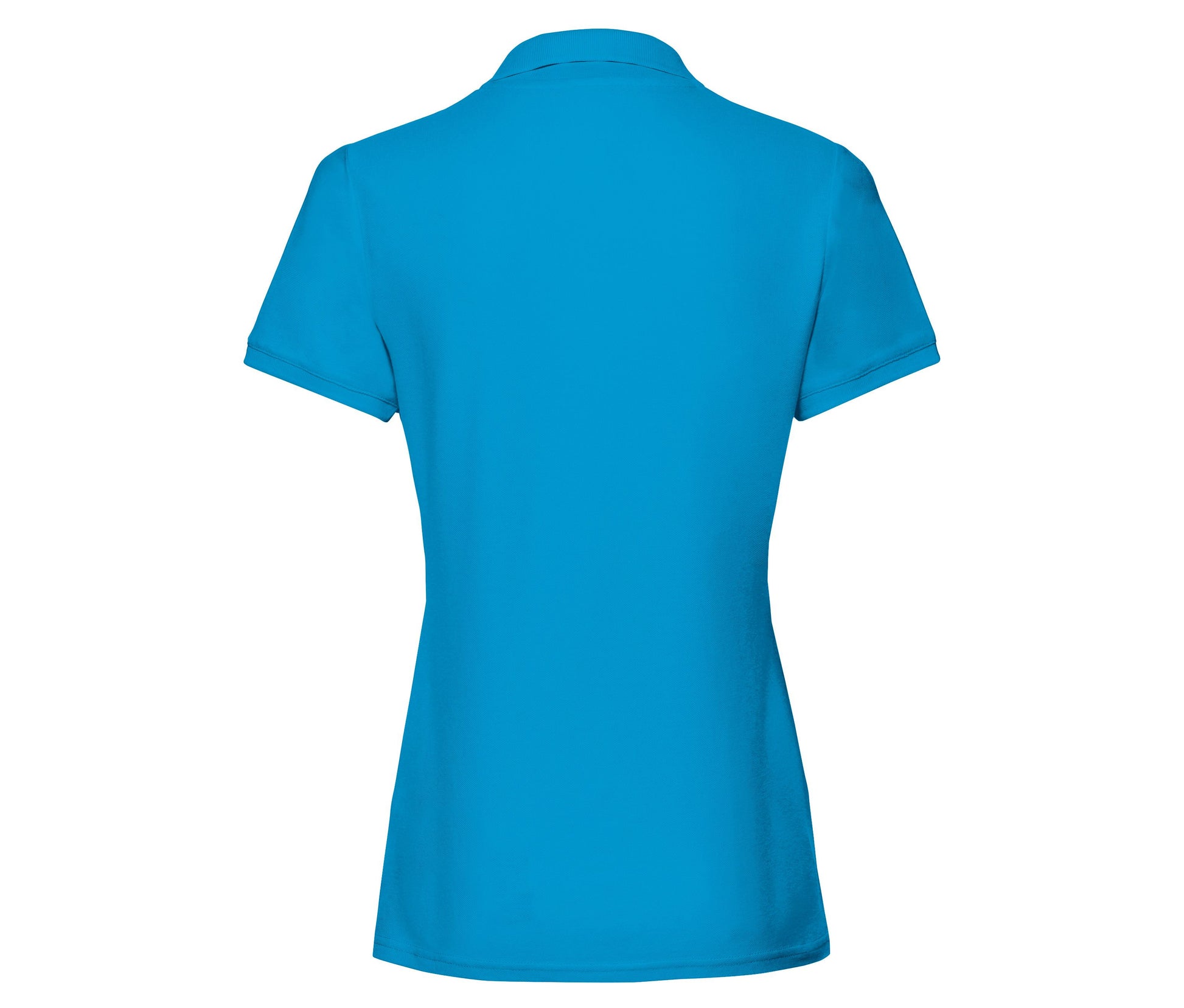 Polo Femme Coton 180 - Azure Blue