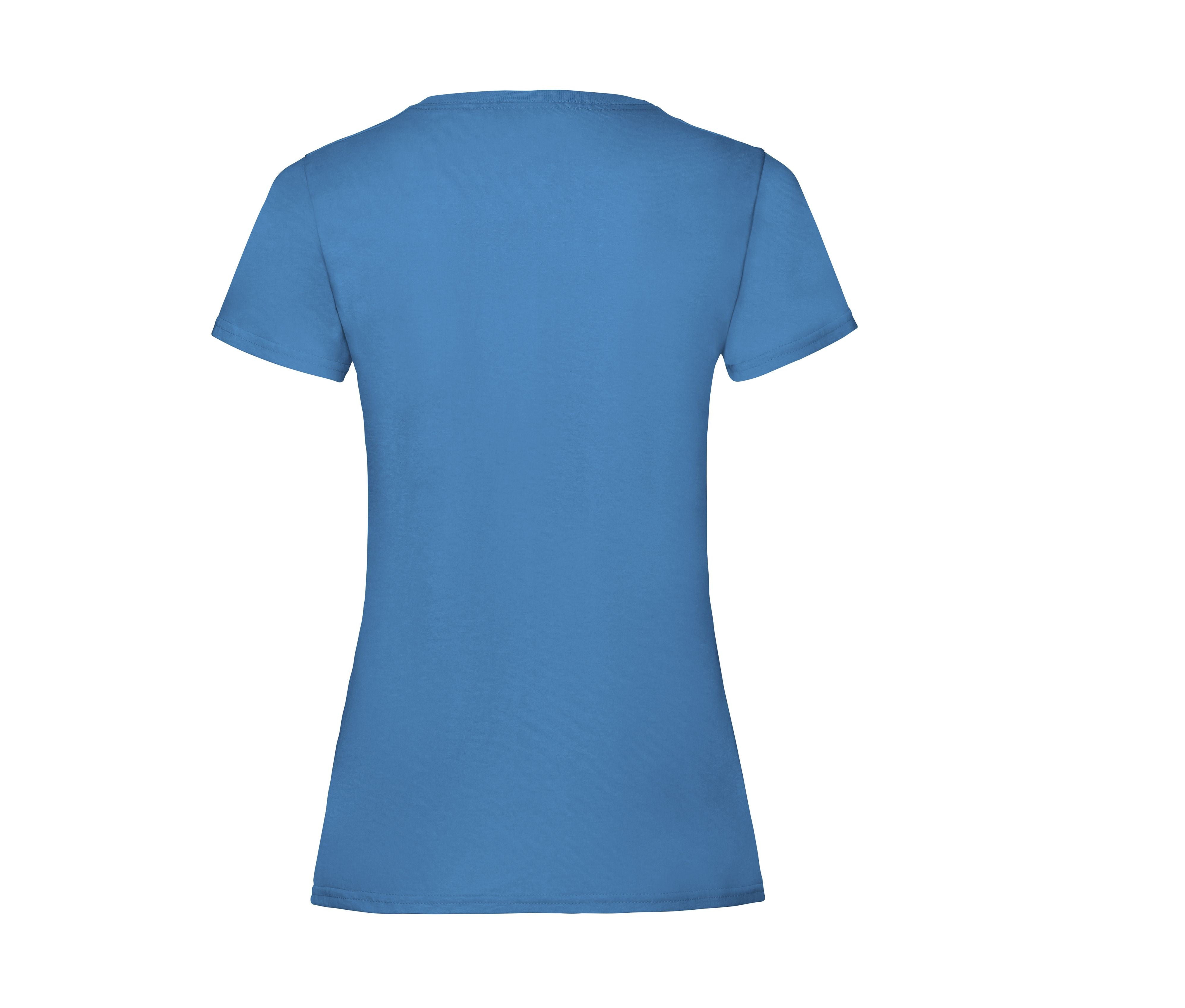 Tee-Shirt Femme Col Rond 160 - Azure Blue