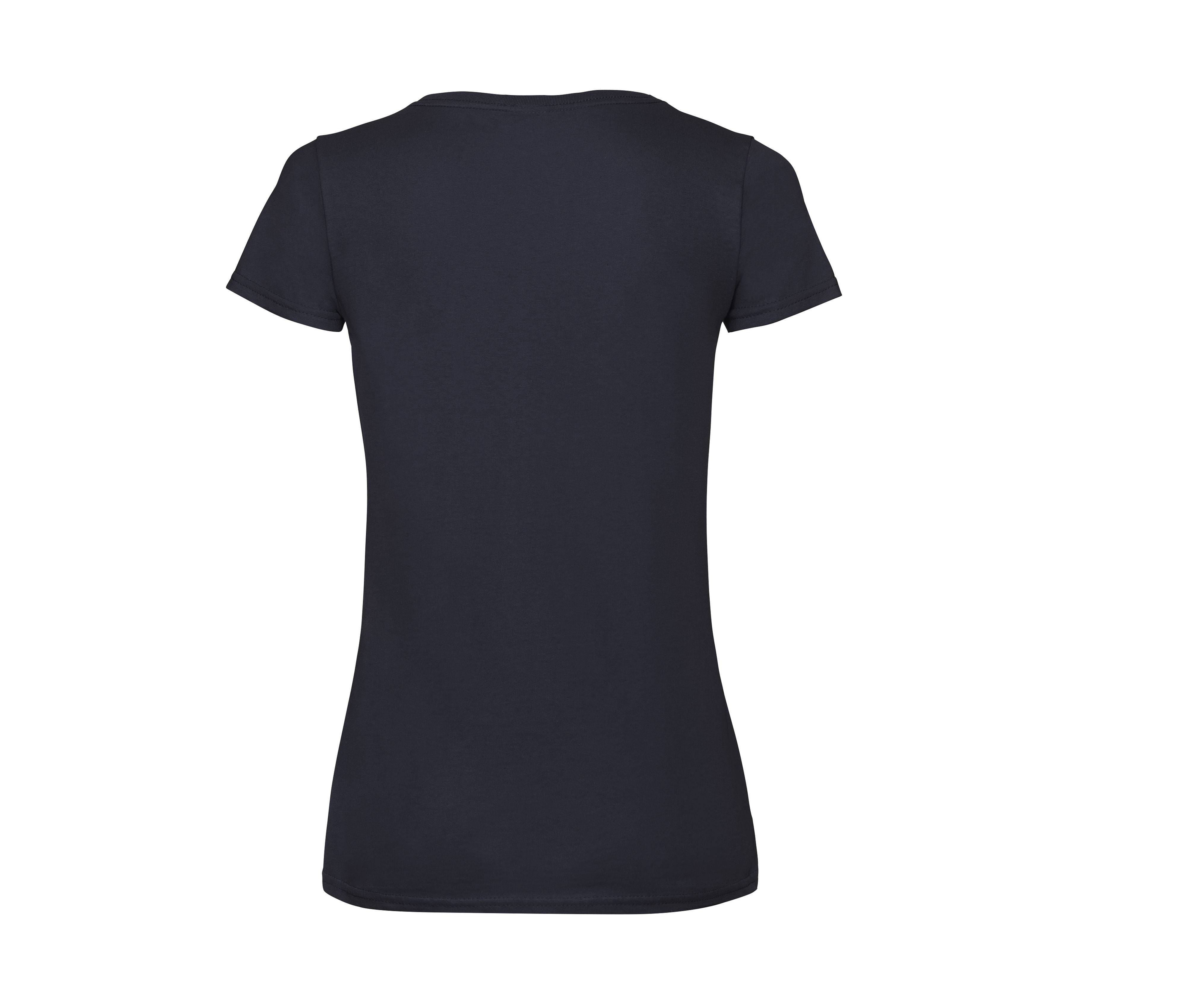 Tee-Shirt Col V Femme Valueweight - Deep Navy