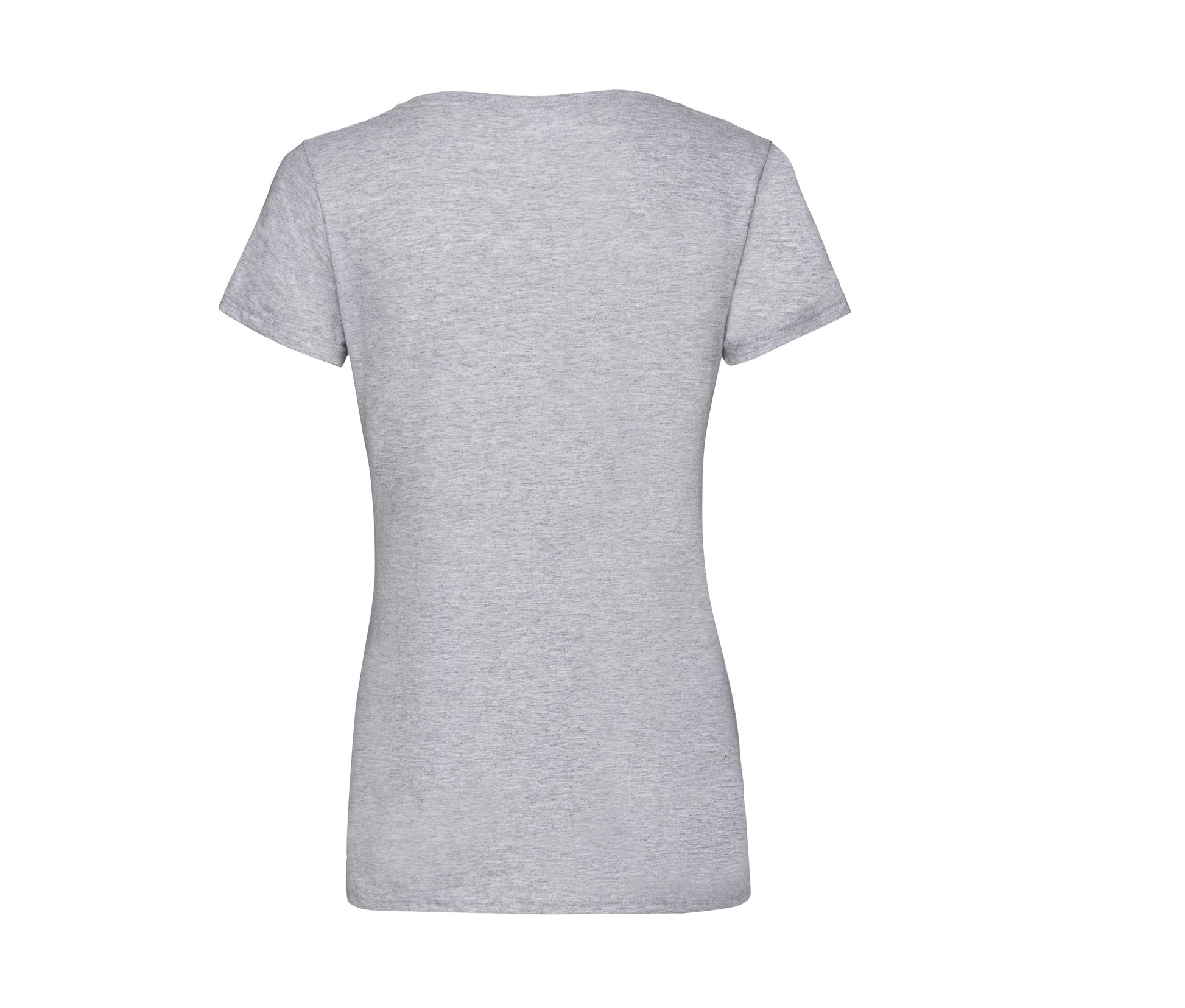 Tee-Shirt Col V Femme Valueweight - Heather Grey
