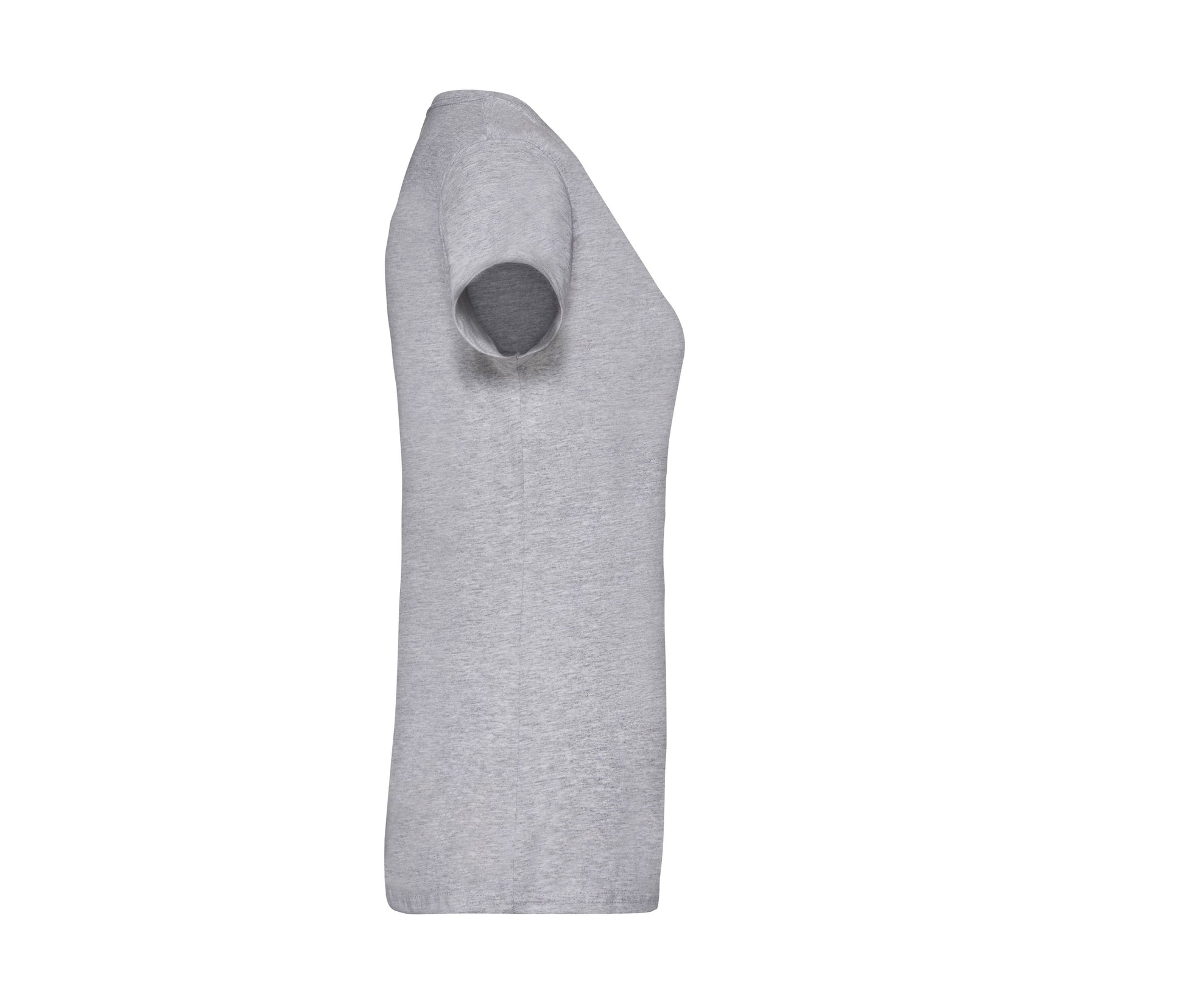 Tee-Shirt Col V Femme Valueweight - Heather Grey