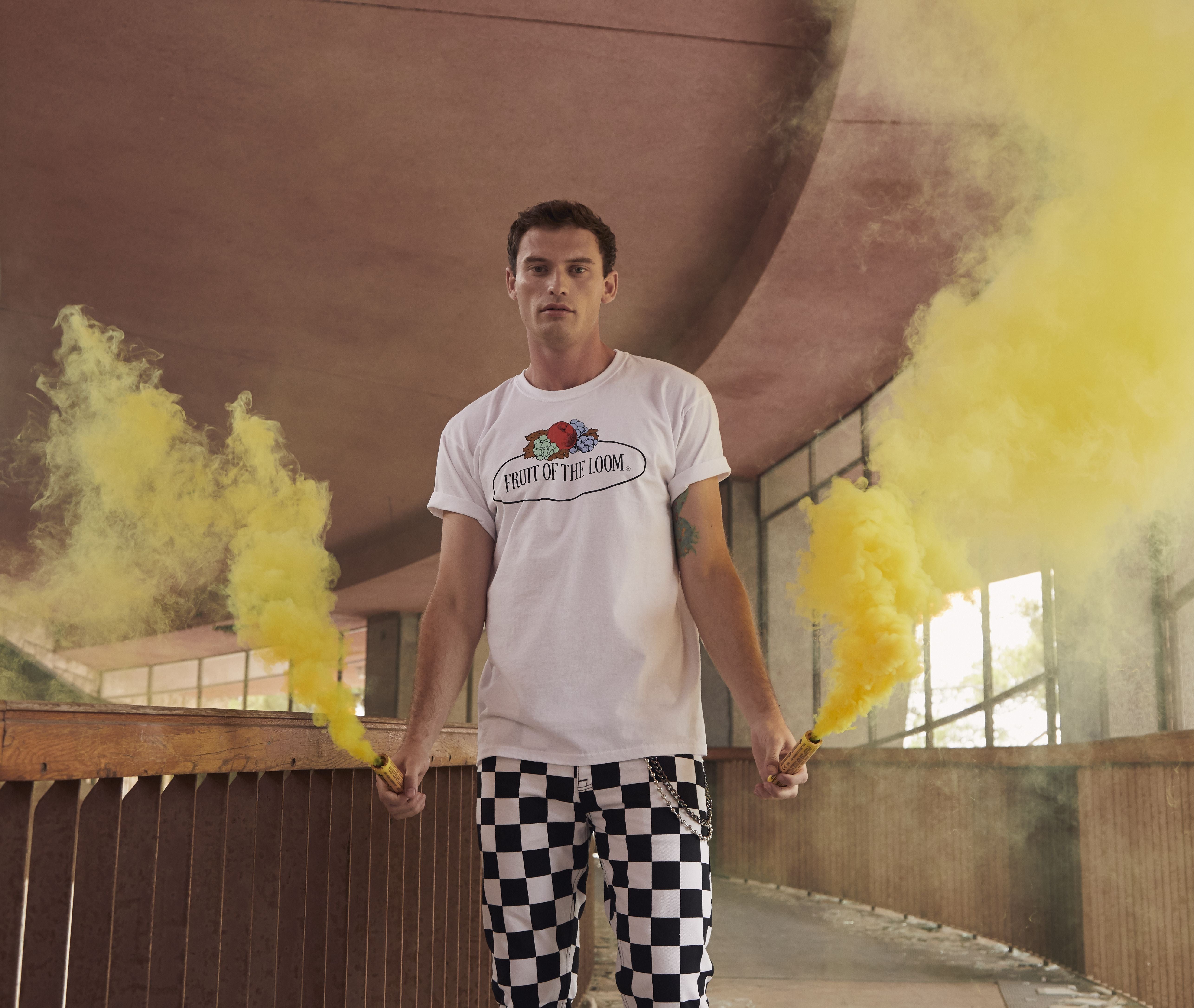 Tee-shirt homme logo Fruit of the Loom