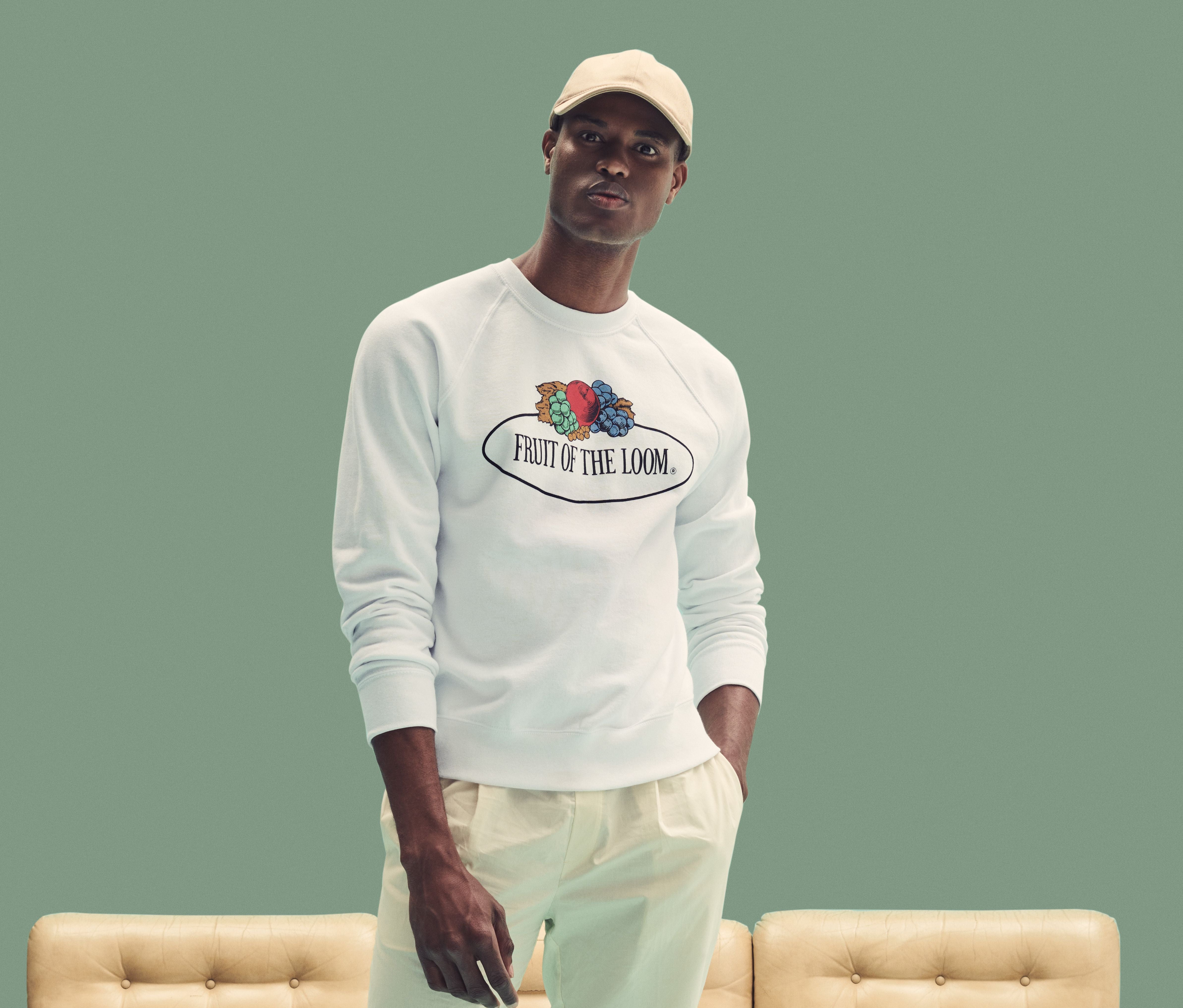 Sweat col rond unisexe logo Fruit of the Loom
