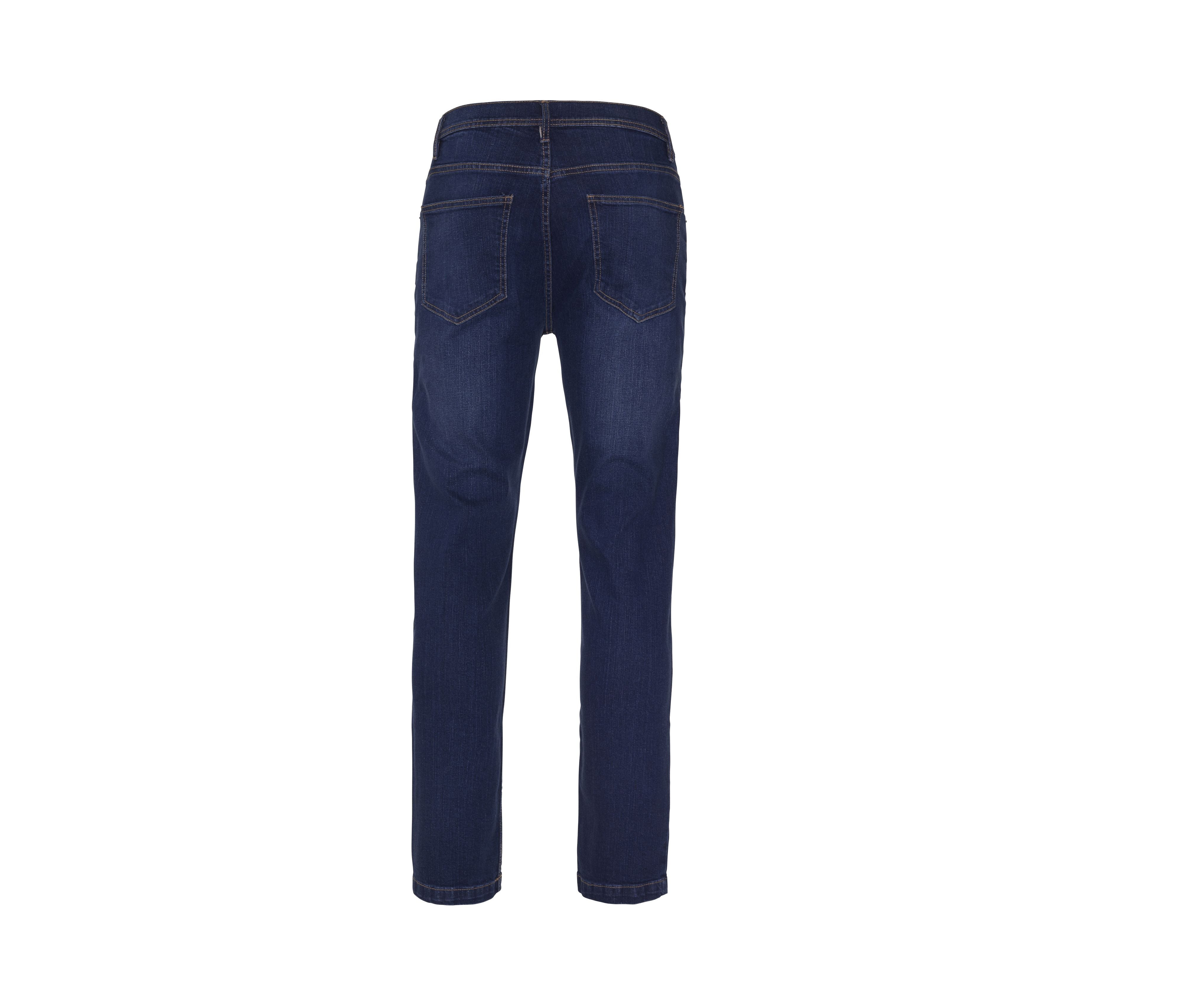 Jean Coupe Droite Leo - Dark Blue Wash