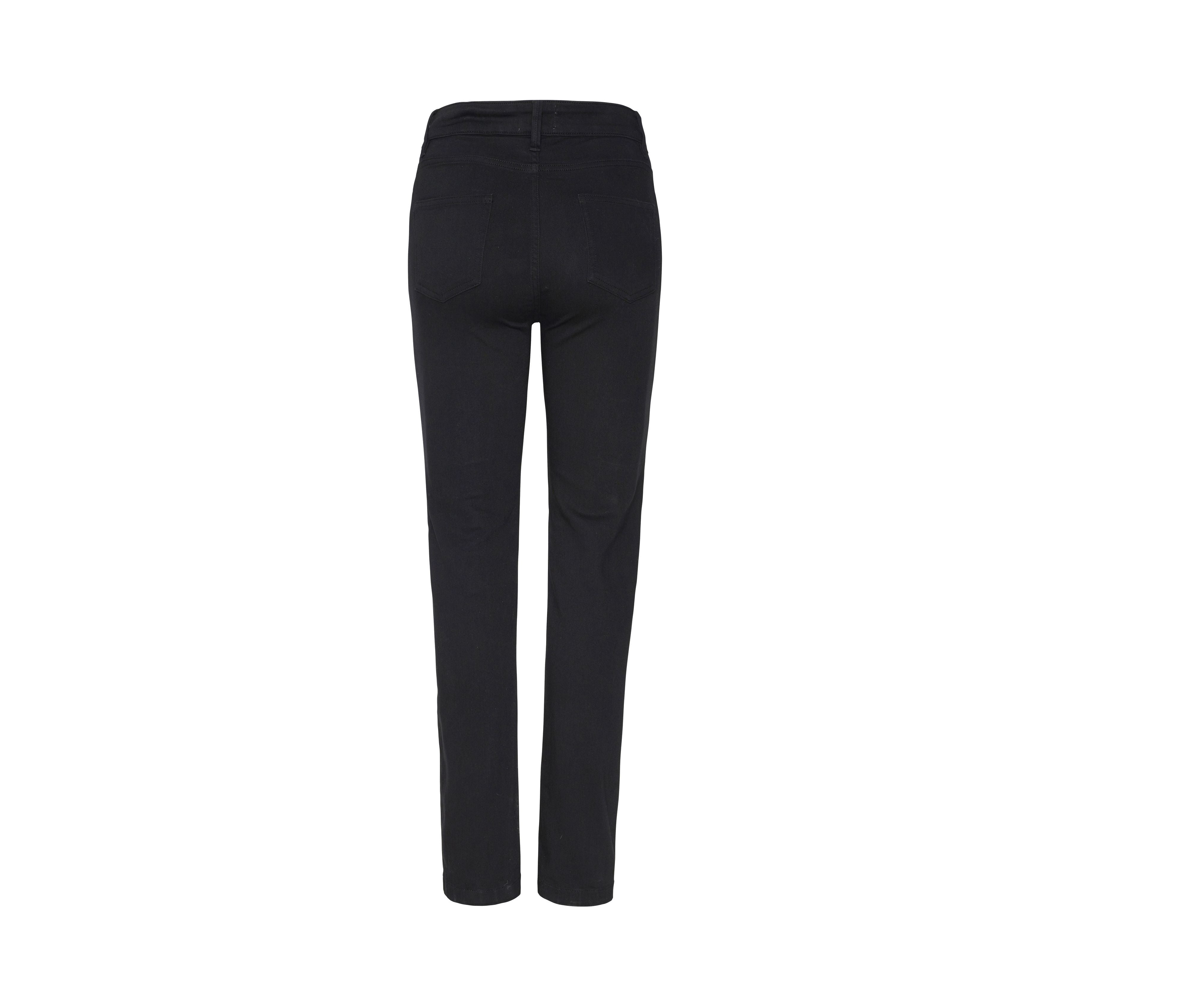 Jean Coupe Droite Femme Katy - Black