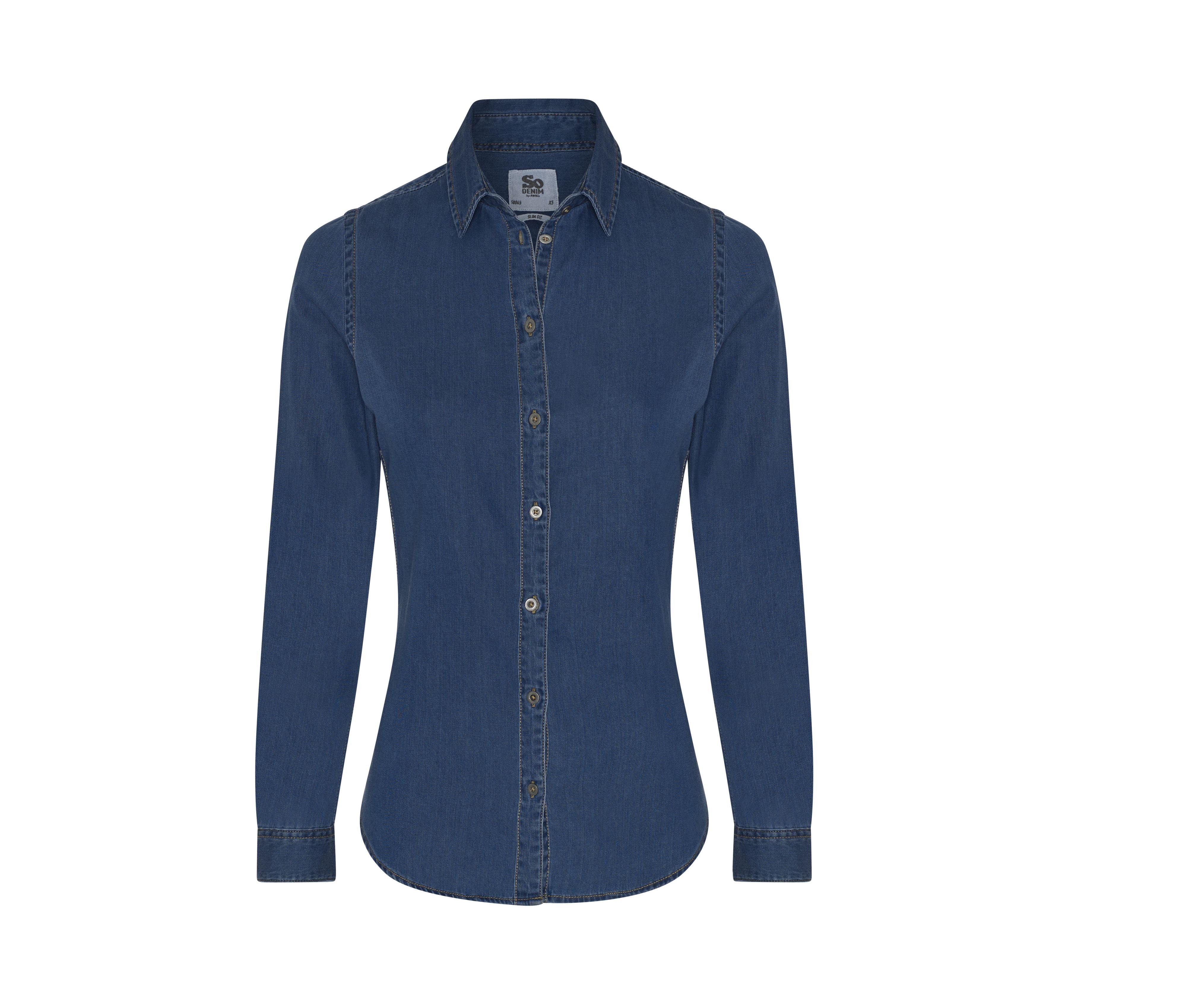 Chemise en Jean Femme Lucy - Dark Blue Wash