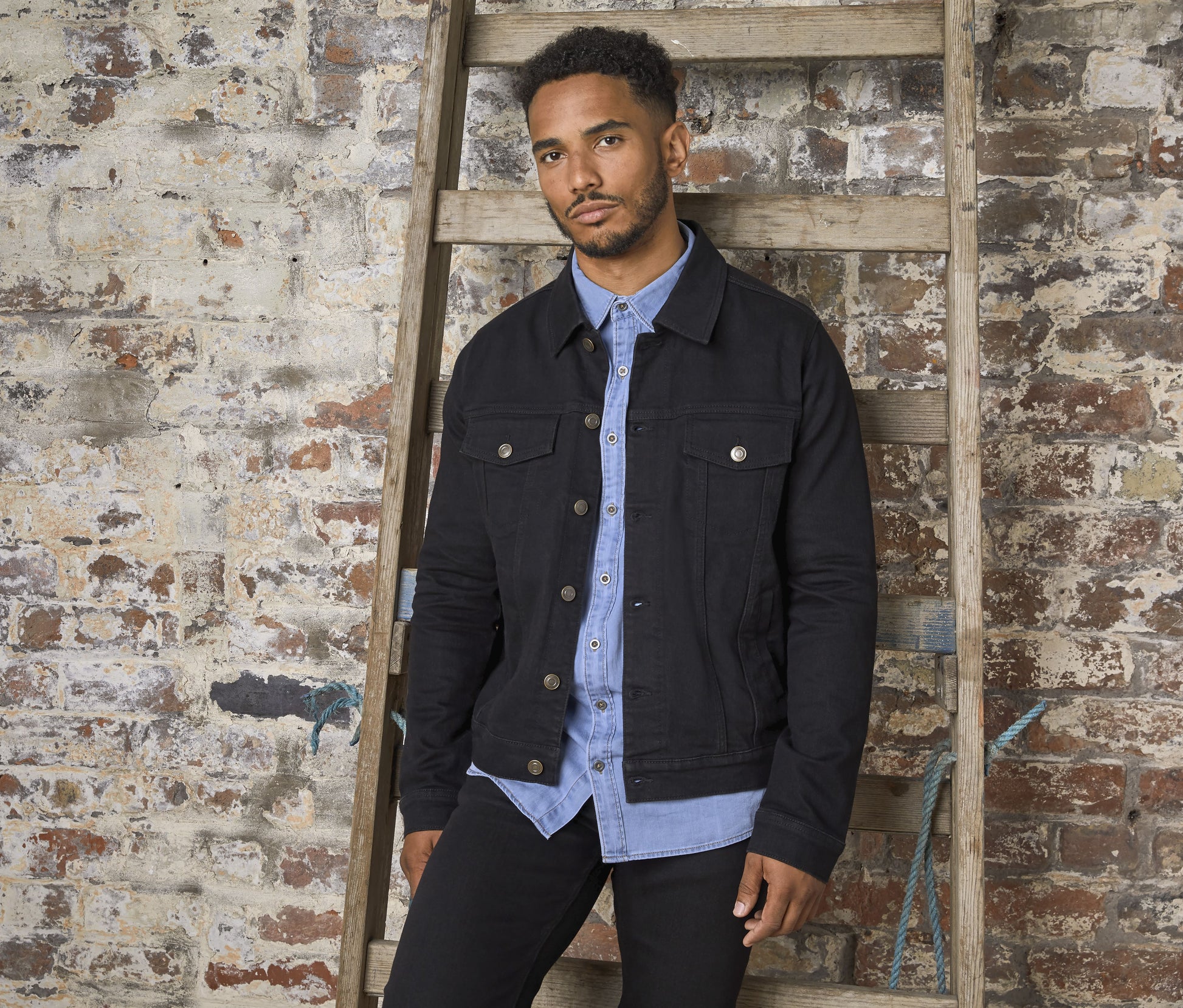 Veste en jean homme