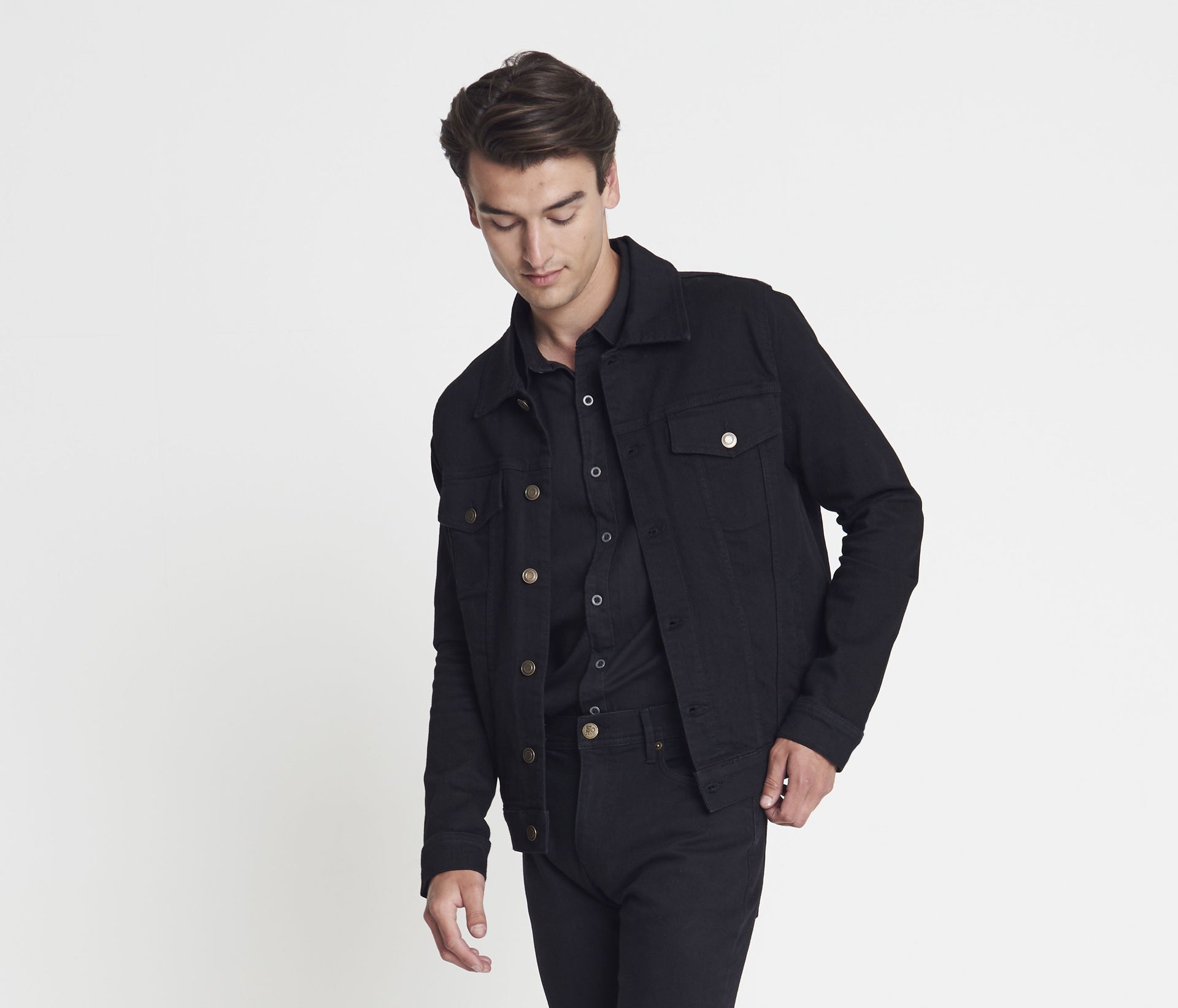 Veste en jean homme