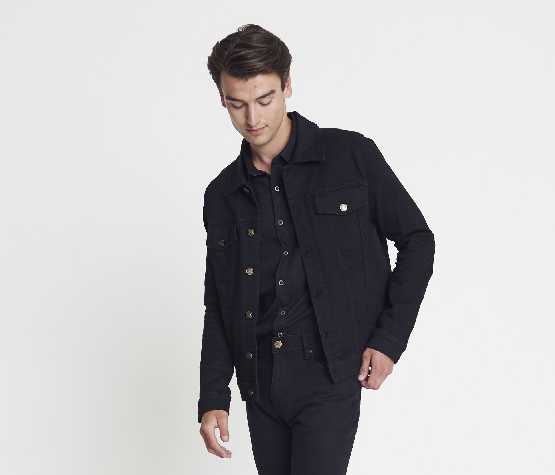 Veste en jean homme