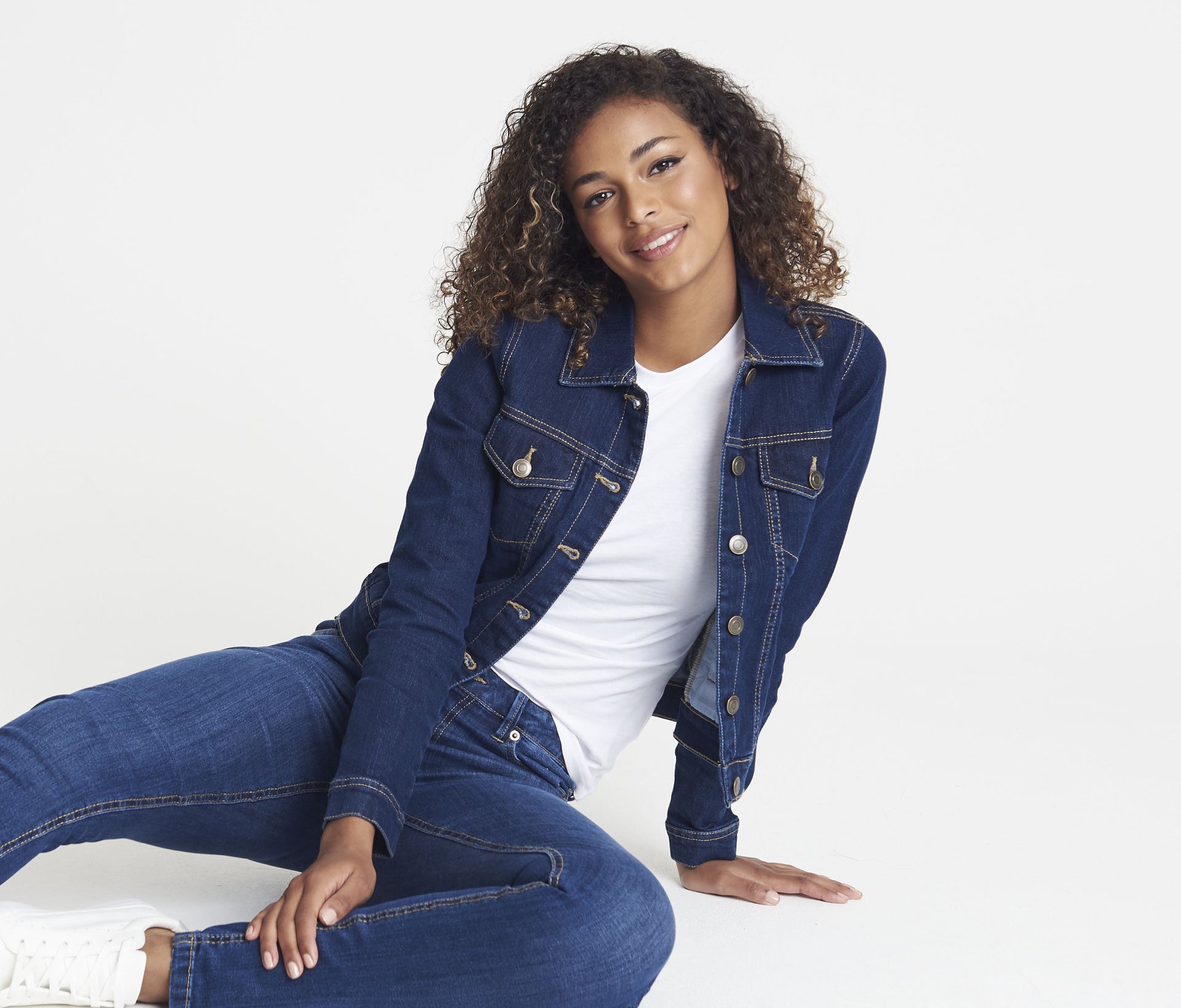 Veste en jean femme
