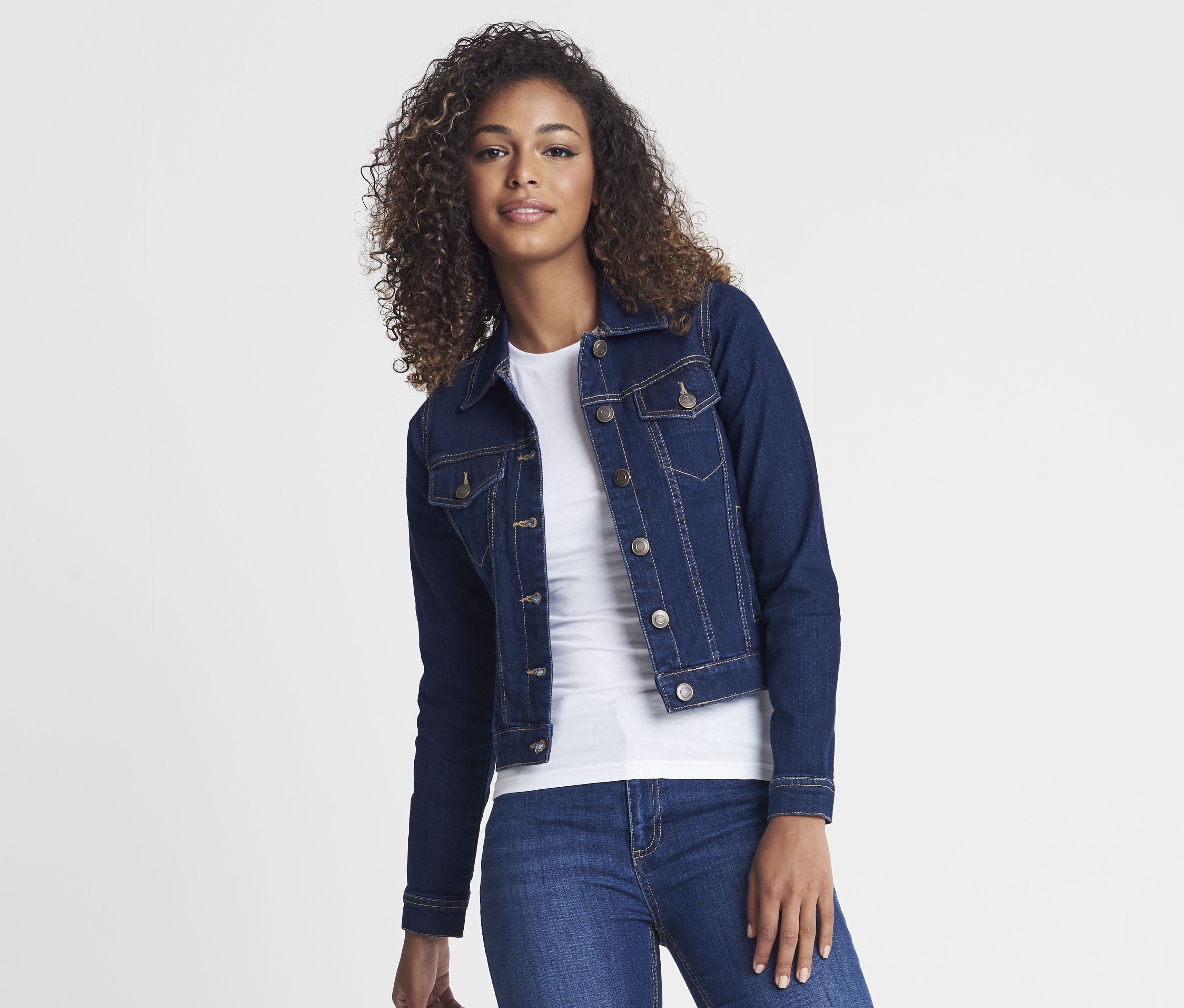 Veste en jean femme