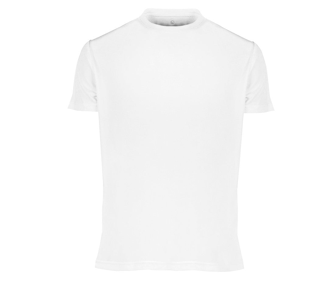 Tee-Shirt Respirant Sans Étiquette de Marque Homme - White